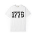 Patriotic Numbers Shirt 4th Of July Patriotic Gift Women Vintage Tee Numbers T-Shirt Independence Day Enthusiast Retro Tshirt American