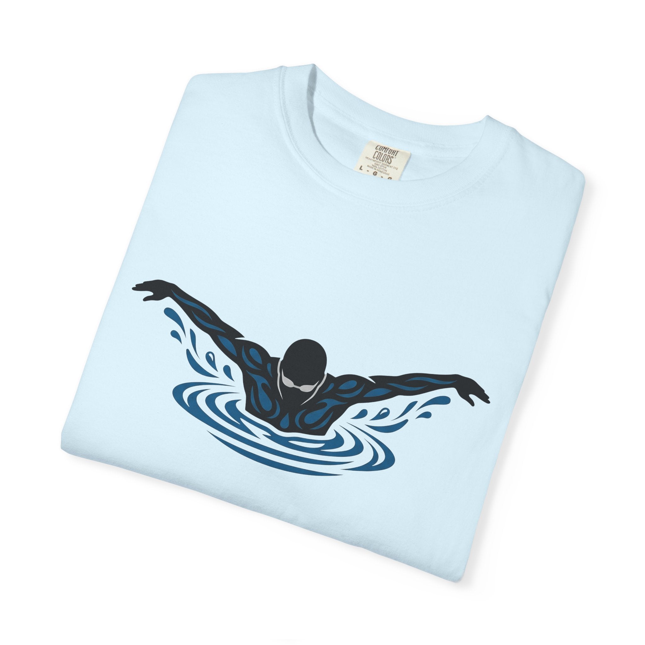 Swim Athlete Shirt Swimming Exercise Gift Women Retro Tee Swimmer T-Shirt Diver Enthusiast Vintage Tshirt Fitness Graphic Line Art Splash