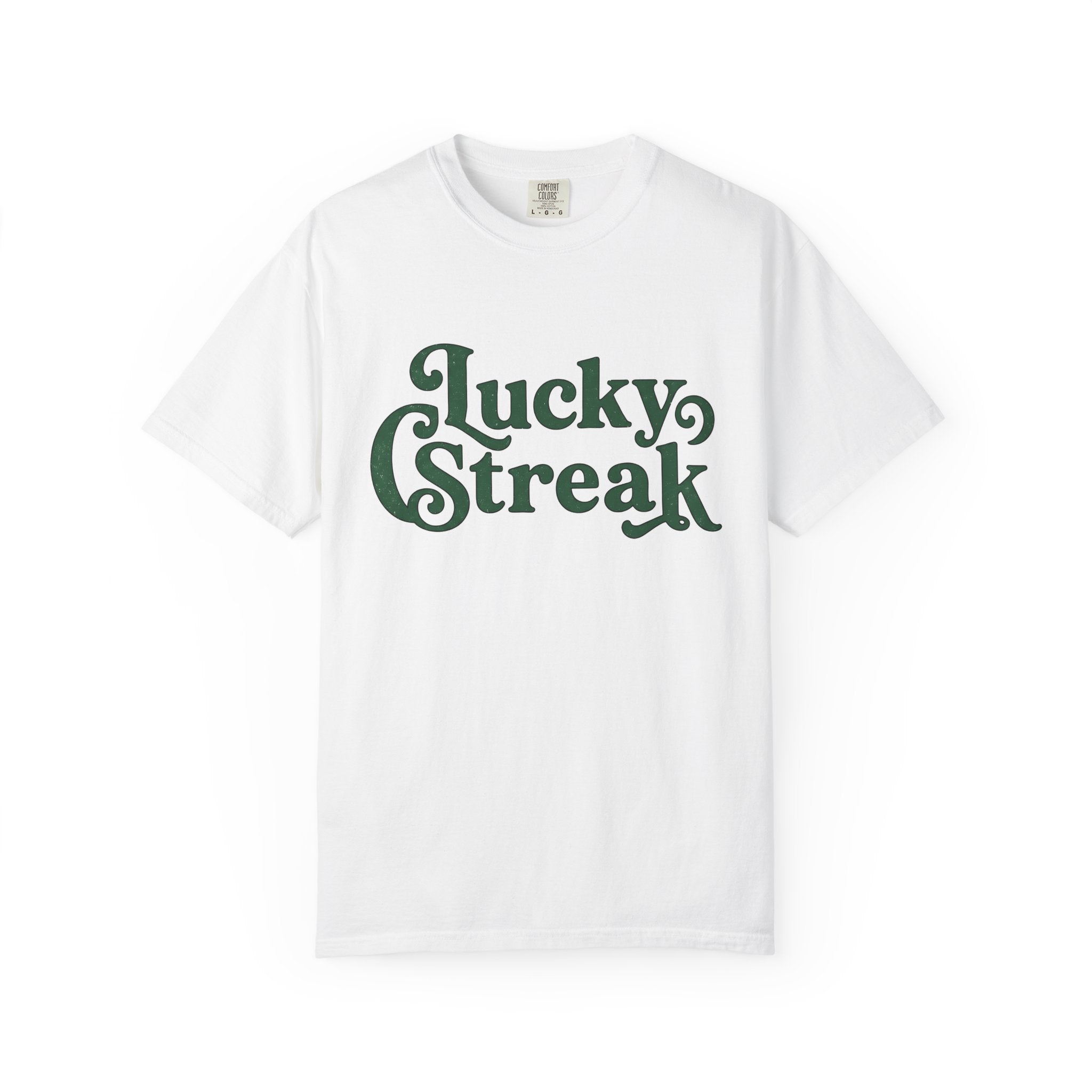 Lucky Quote Shirt St Patrick's Day Event Gift Women Antique Tee Fortune T-Shirt Shamrock Fan Vintage Tshirt Party Graphic Midcentury
