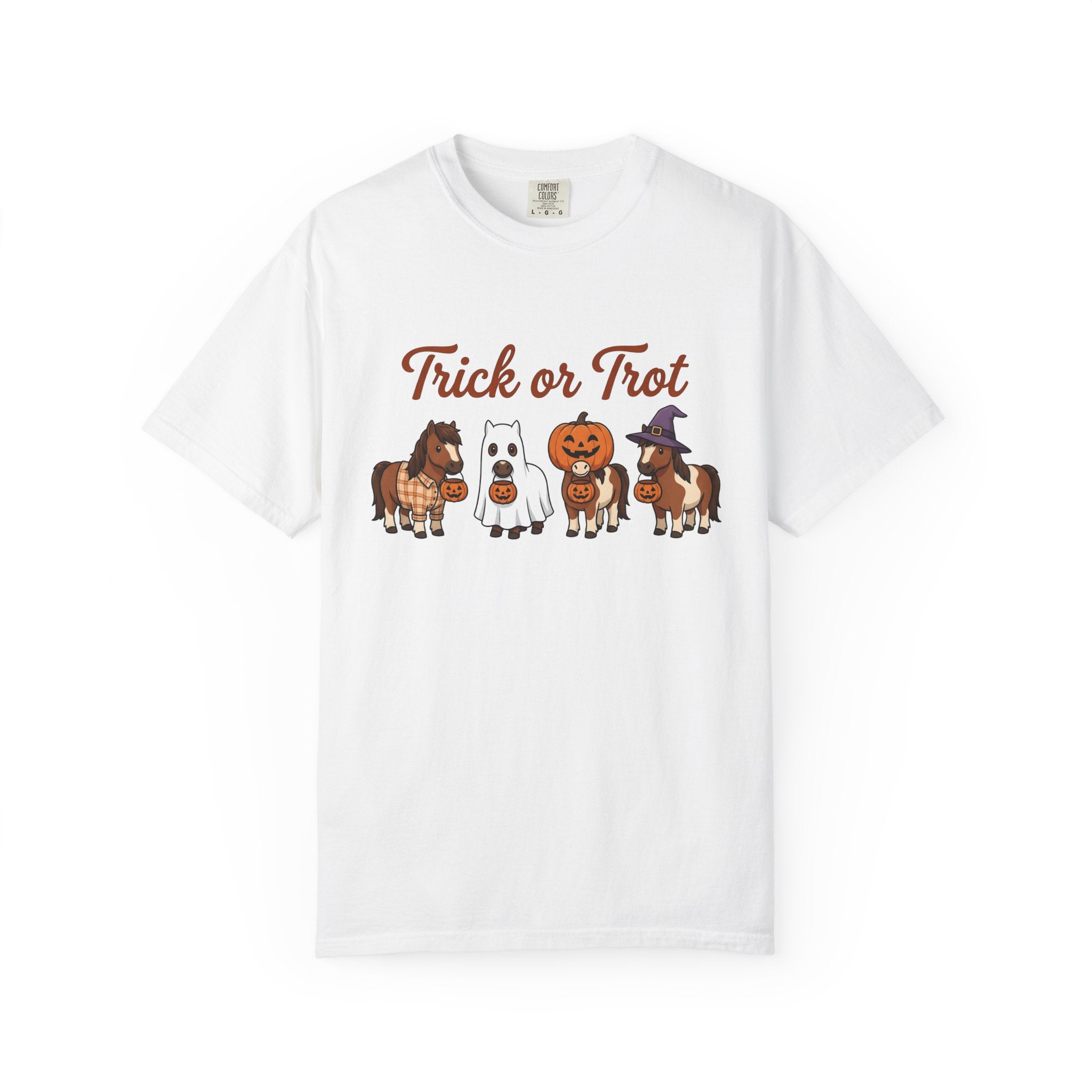 Horse Gear Shirt Halloween Critters Gift Women Lovable Tee Equestrian T-Shirt Halloween Fan Cute Tshirt Creature Graphic Graphic Pumpkin