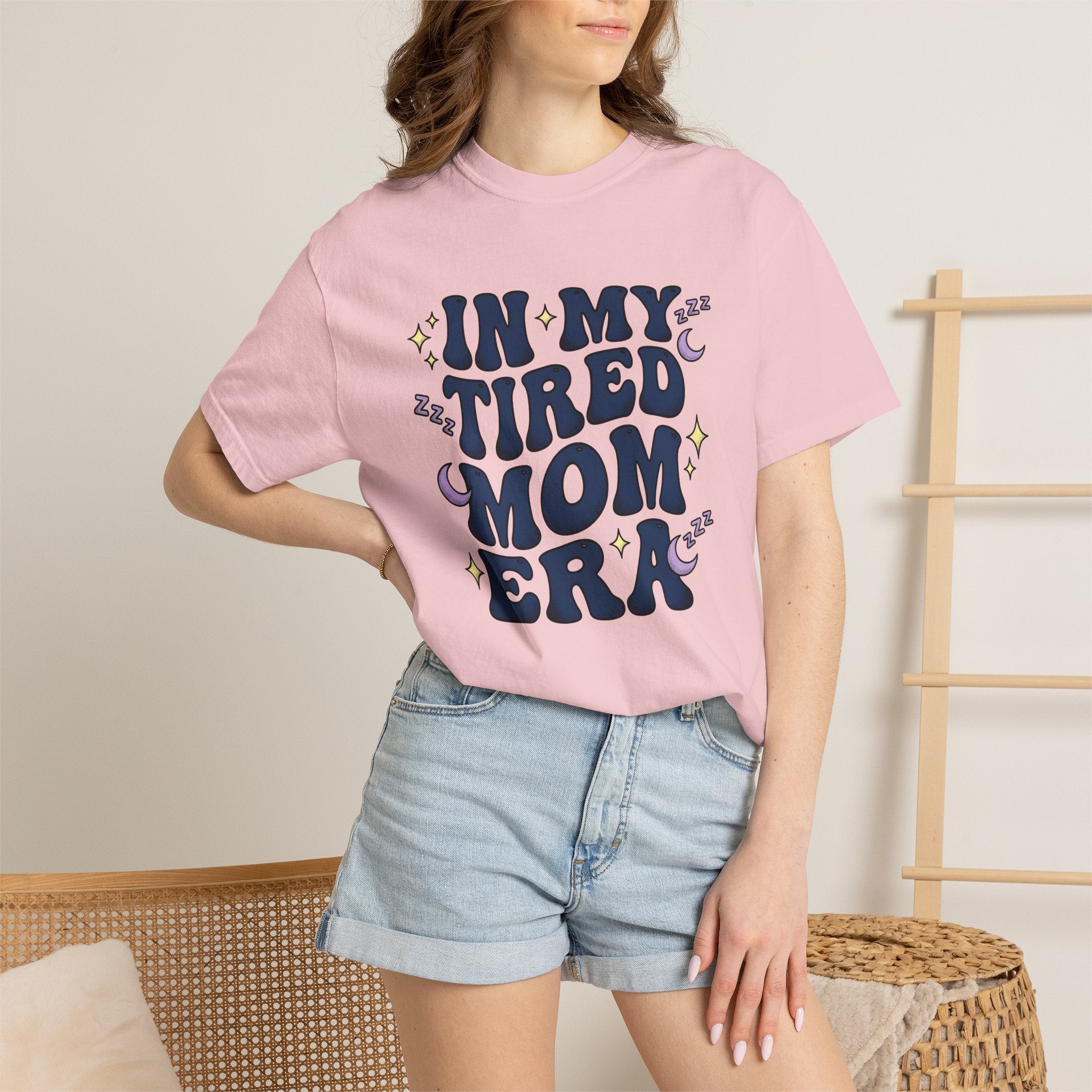 Thick Bubble Fonts Shirt Moms Comedy Gift Women Whimsical Tee Bubble Lettering T-Shirt Motherhood Fan Hand Lettering Tshirt Humor Graphic