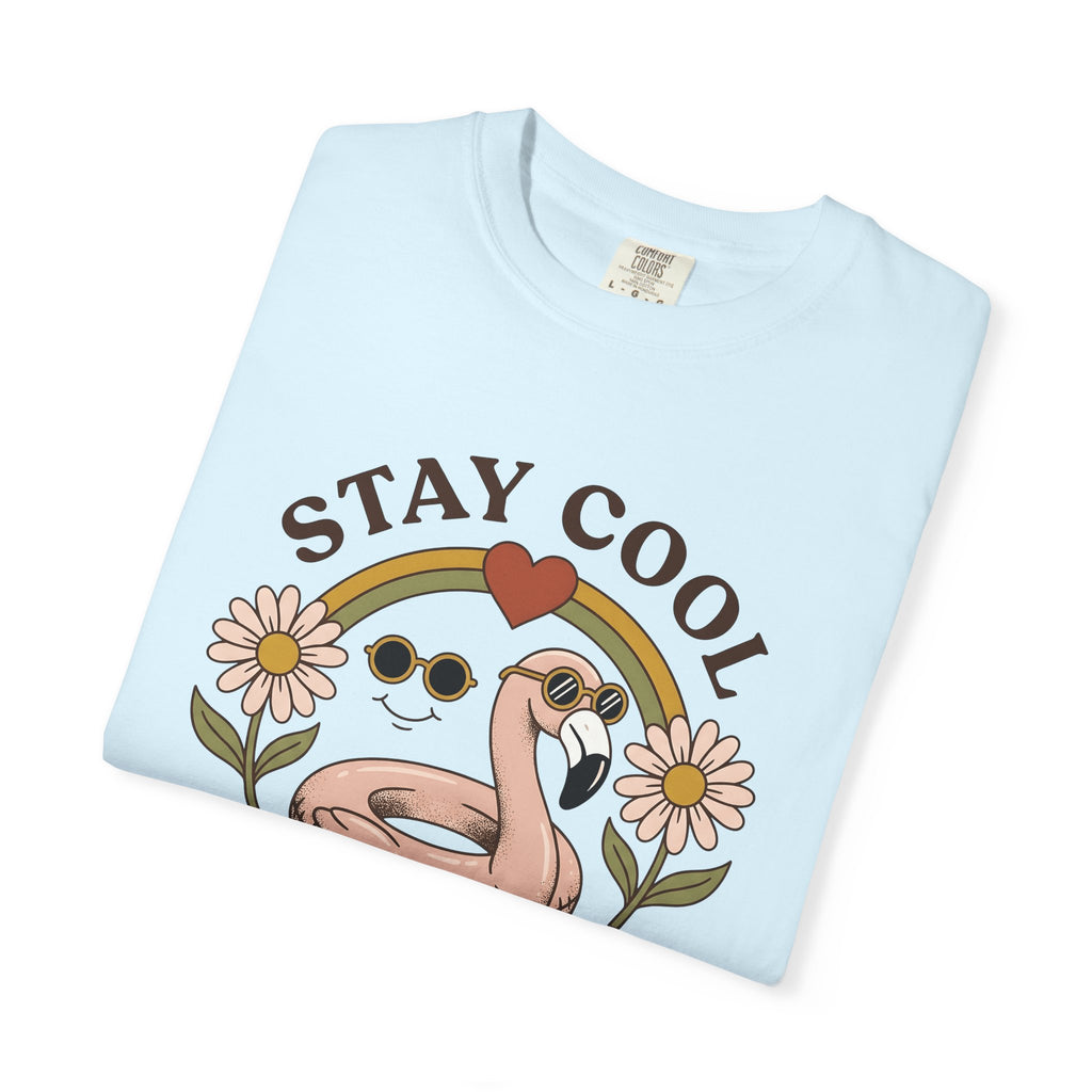 Flamingo Pool Float Shirt Sports Beach Gift Women Nostalgic Tee Inflatable T-Shirt Athlete Fan Coastal Graphic Tshirt Classic Sunflower