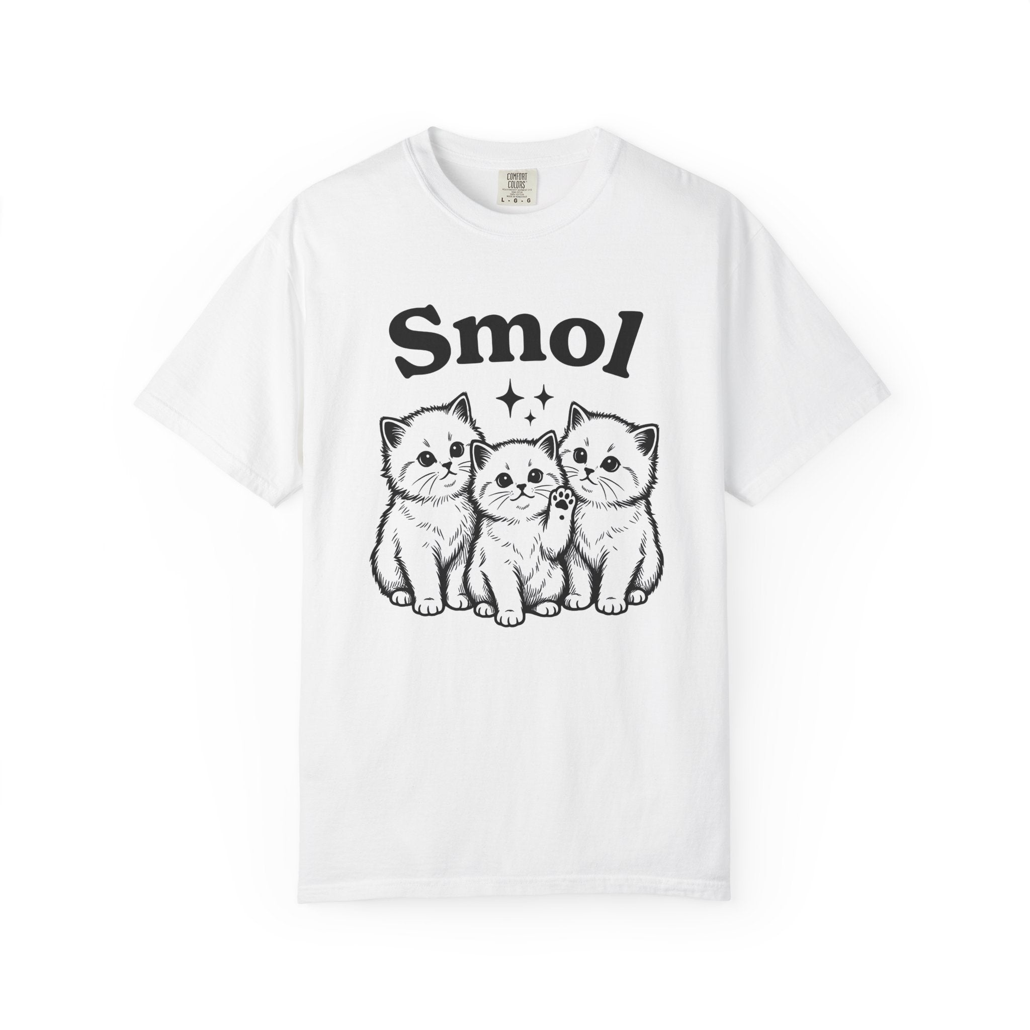 Playful Kittens Shirt Cat Wildlife Gift Women Cartoon Tee Kitten T-Shirt Cat Fan Feline Tshirt Animal Graphic Doodle Twinkles Tshirt