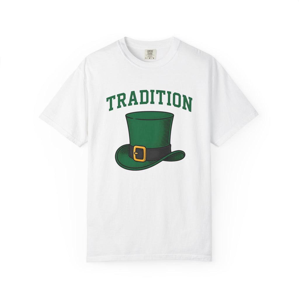 Leprechaun Hat Shirt St Patrick's Day Holiday Gift Women Vintage Tee Top Hat T-Shirt Shamrock Fan Top Hat Tshirt Holiday Graphic Retro Belt