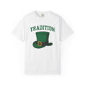 Leprechaun Hat Shirt St Patrick's Day Holiday Gift Women Vintage Tee Top Hat T-Shirt Shamrock Fan Top Hat Tshirt Holiday Graphic Retro Belt