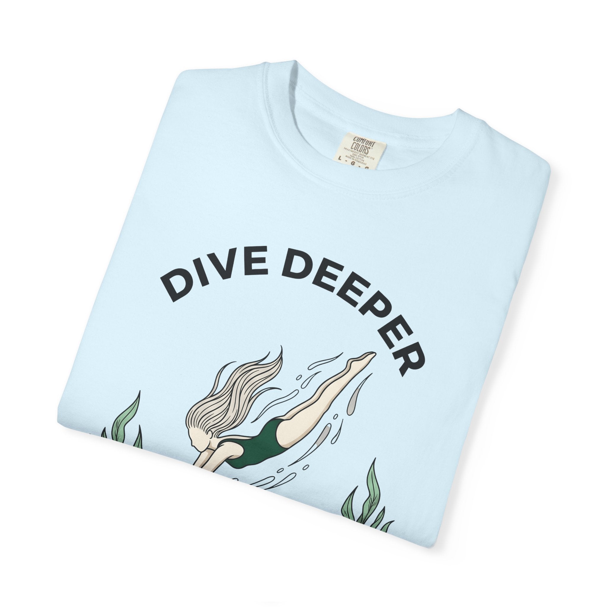 Swimmer Graphic Shirt Sports Fitness Gift Women Minimal Tee Diver T-Shirt Athlete Enthusiast Simple Tshirt Workout Graphic Design Hand Drawn