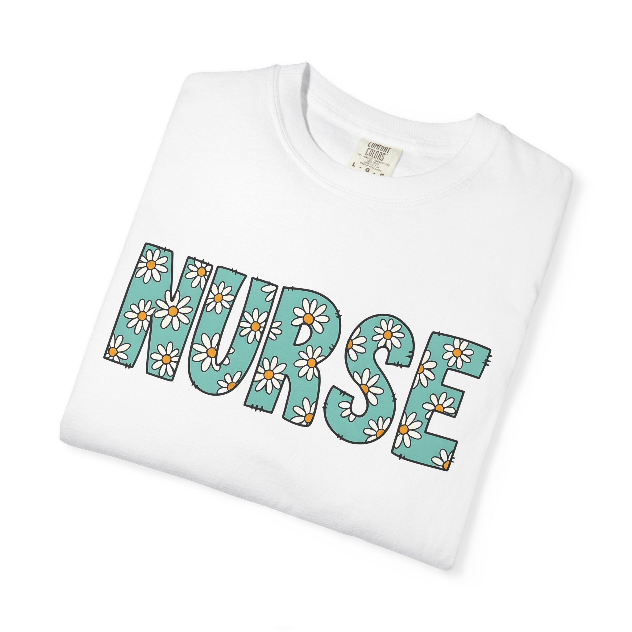 Daisy Quote Shirt Nurse Bouquet Gift Women Adorable Tee Flower T-Shirt Nursing Enthusiast Floral Tshirt Floral Graphic Sketch Bloom Tshirt