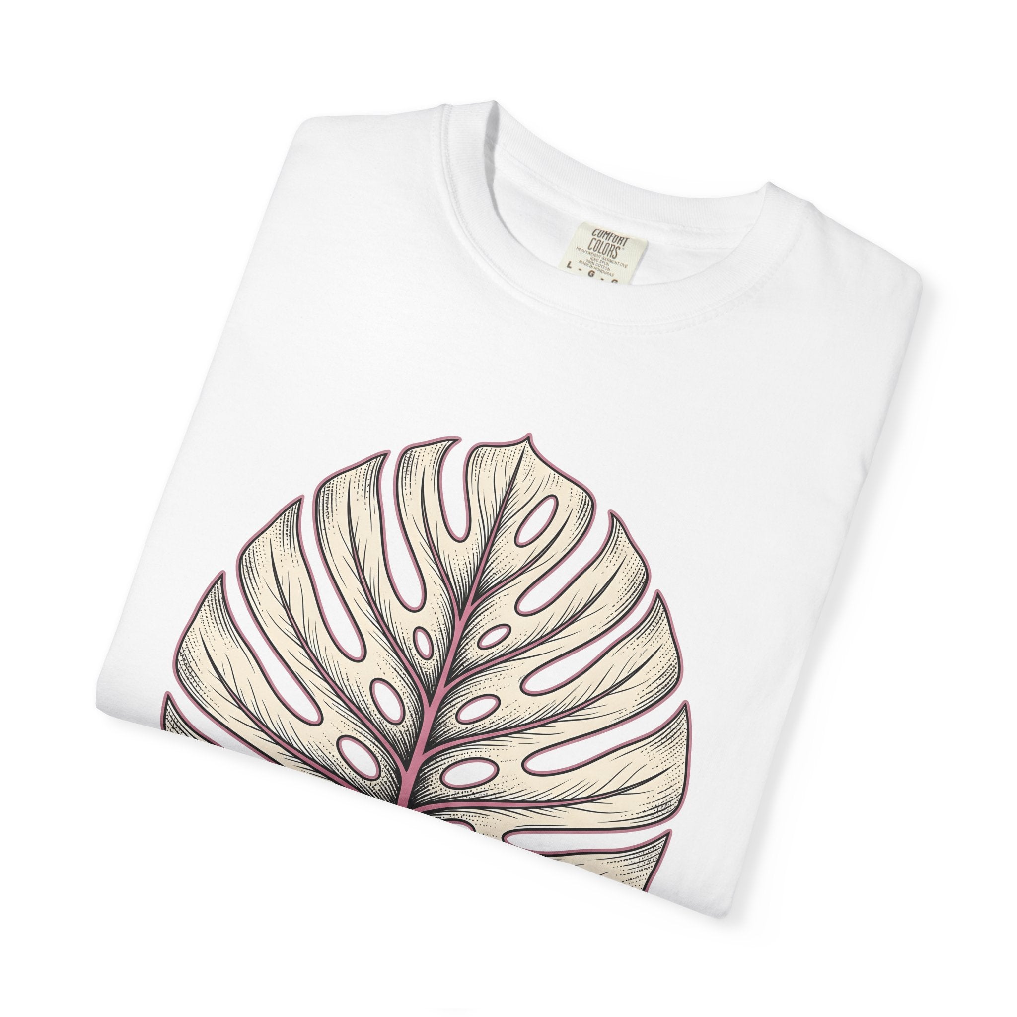 Tropical Monstera Leaf Shirt Plant Foliage Gift Women Greenery Tee Monstera T-Shirt Plant Enthusiast Botanical Tshirt Leaf Graphic Line Art