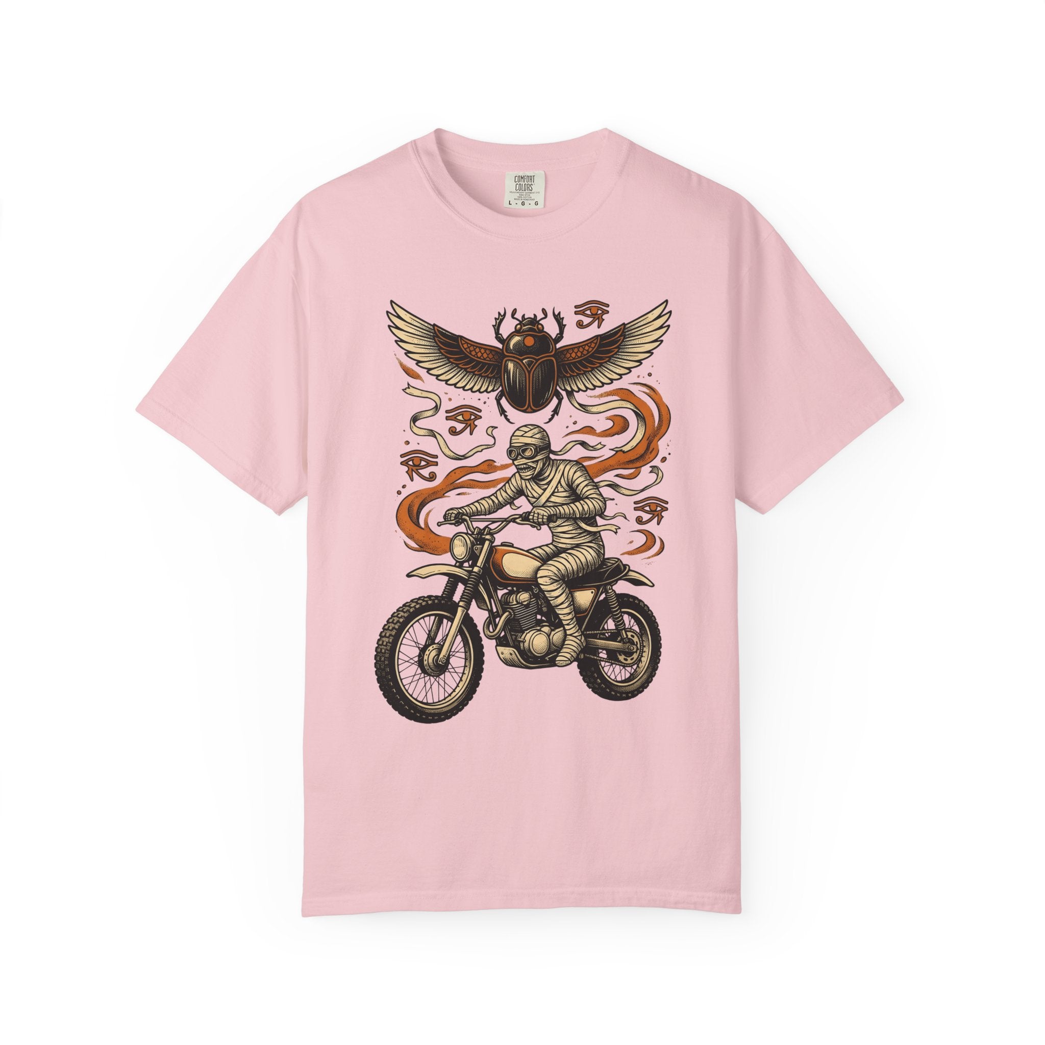 Bandage Rider Shirt Halloween Horror Gift Women Old School Tee Biker T-Shirt Spooky Fan Grunge Tshirt Horror Graphic Classic Scarabee Tshirt