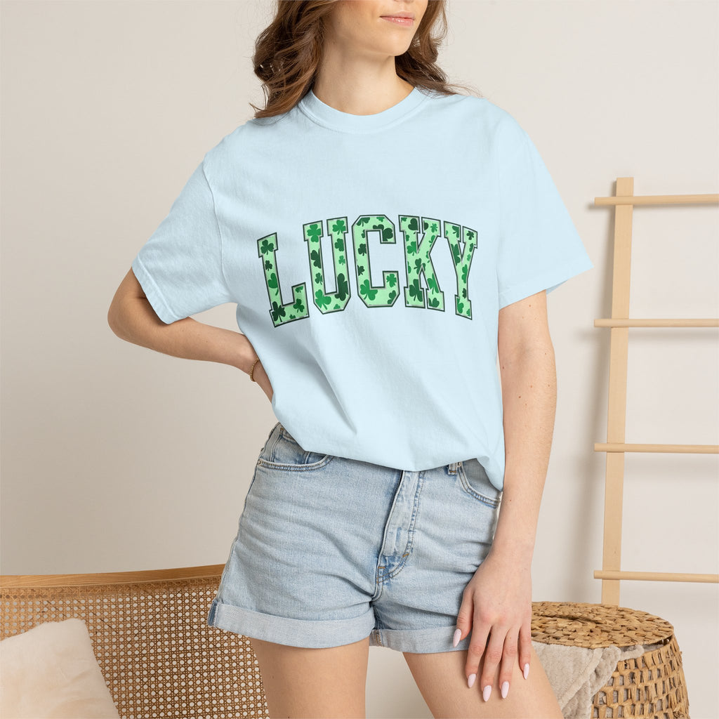 Shamrock Design Shirt St Patrick's Day Celebration Gift Women Vivid Tee Shamrock T-Shirt St Patricks Fan Colorful Tshirt Party Graphic