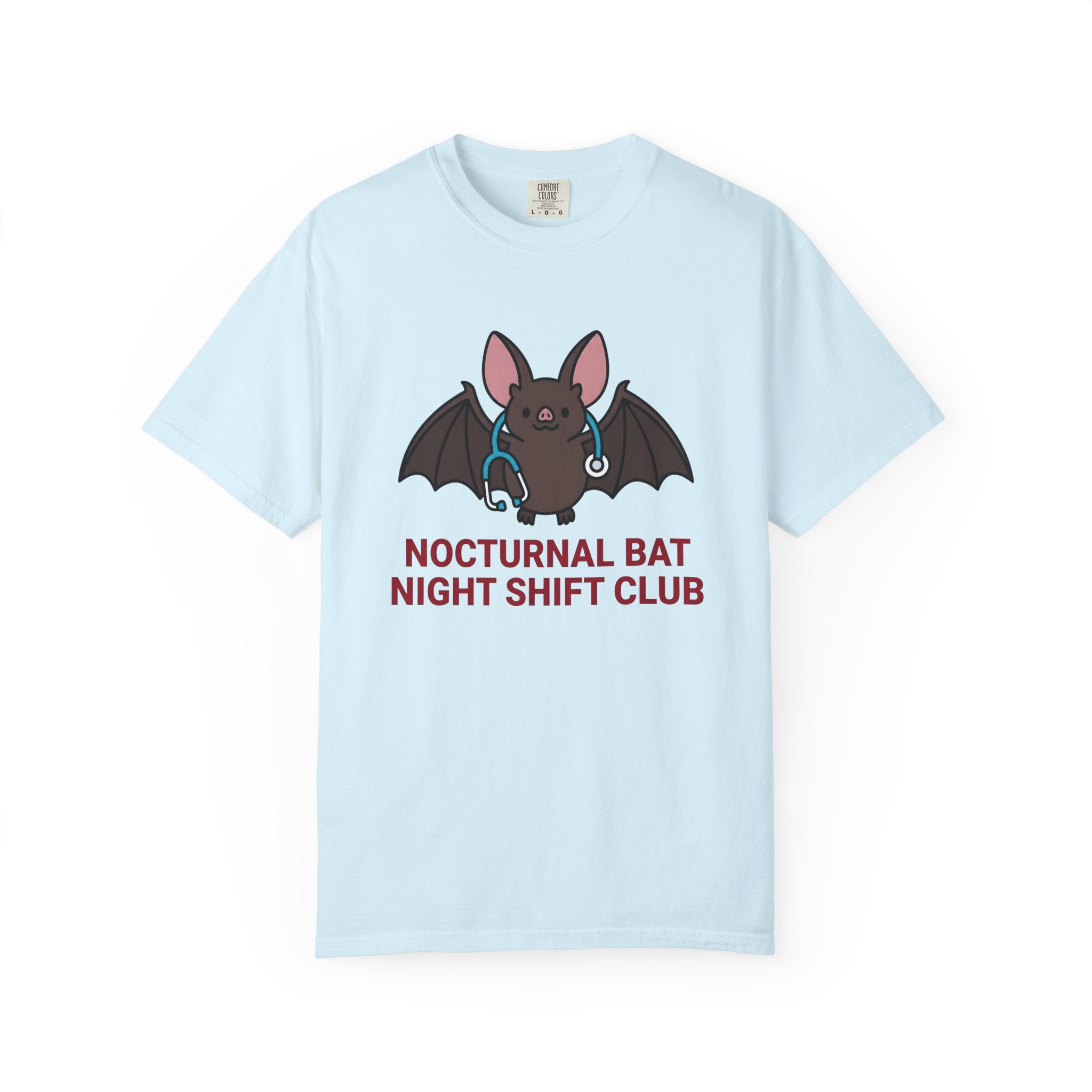 Bat Health Monitor Shirt Nurses Overnight Shift Gift Women Sweet Tee Health Tracker T-Shirt Nurse Practitioner Enthusiast Cute Tshirt Night