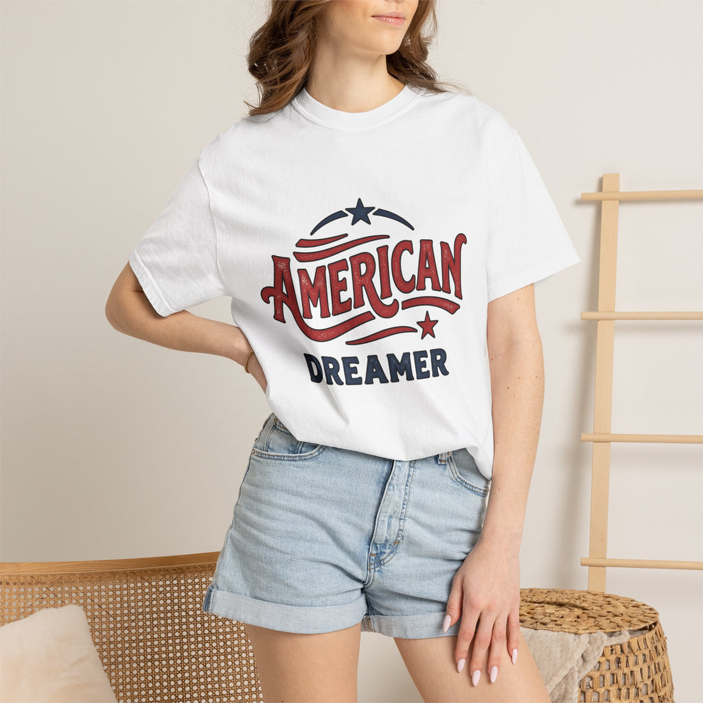 Usa Stars Shirt 4th Of July Freedom Gift Women Shabby Chic Tee American Flag T-Shirt Independence Day Fan Patriotic Tshirt Liberty Graphic