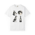 Doberman Canine Shirt Dog Zodiac Gift Women Classic Tee Dobermann T-Shirt Dog Fan Vintage Tshirt Astrology Graphic Doodle Full Moon Tshirt