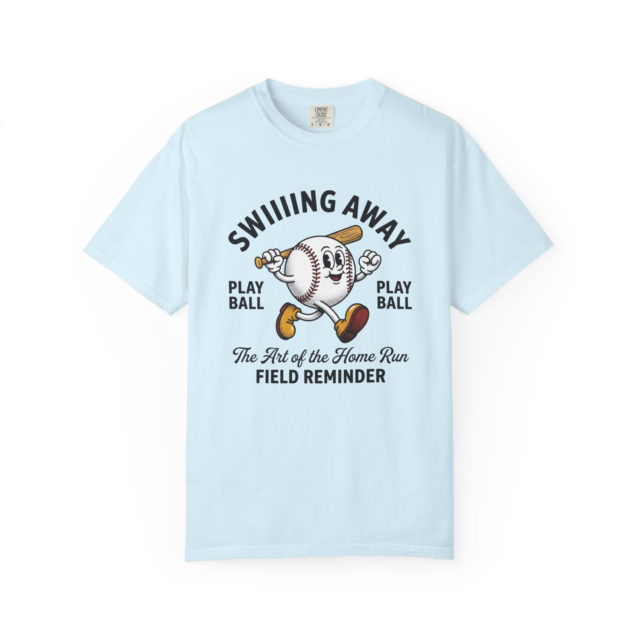 Baseball Character Shirt Baseball Sports Gift Women Cartoon Tee Mascot T-Shirt Baseball Fan Comic Tshirt Athletic Graphic Vintage Bat Tshirt
