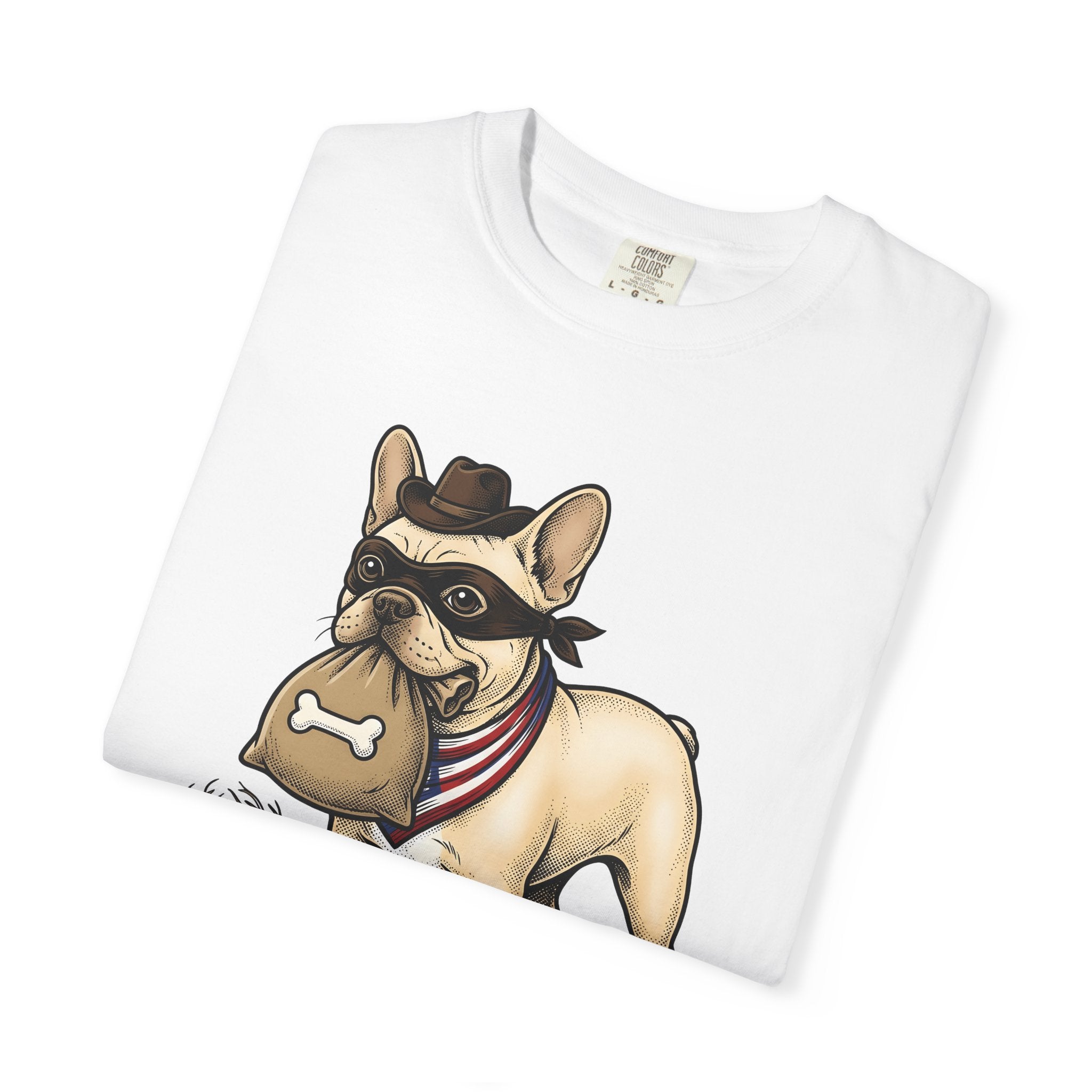 French Bulldog Shirt Dog Ranch Gift Women Animated Tee Bulldog T-Shirt Dog Fan Cartoon Tshirt Farm Graphic Old School Western Hat Tshirt