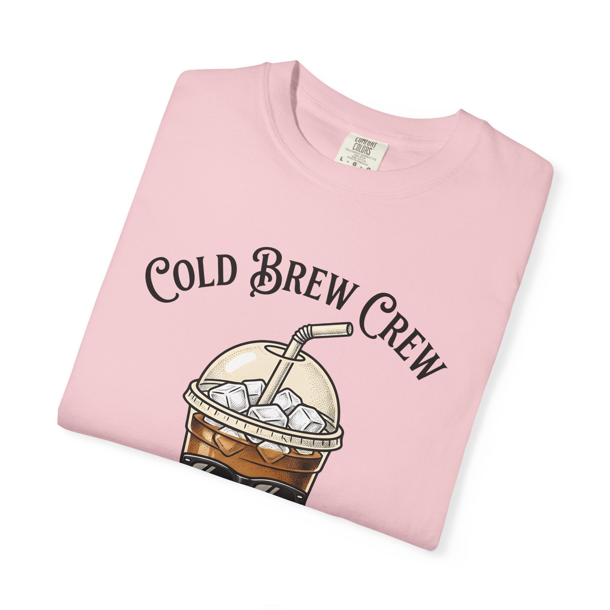 Iced Latte Shirt Coffee Gourmet Gift Women Caricature Tee Cold Brew T-Shirt Coffee Fan Cartoon Tshirt Gourmet Design Classic Eyeglasses