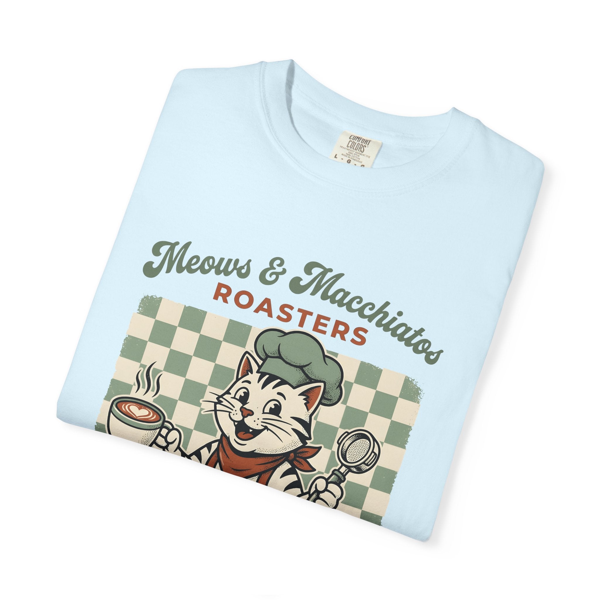 Espresso Cat Shirt Cat Mocha Gift Women Retro Tee Cat T-Shirt Feline Fan Vintage Tshirt Coffee Graphic Hand Drawn Espresso Cup Tshirt