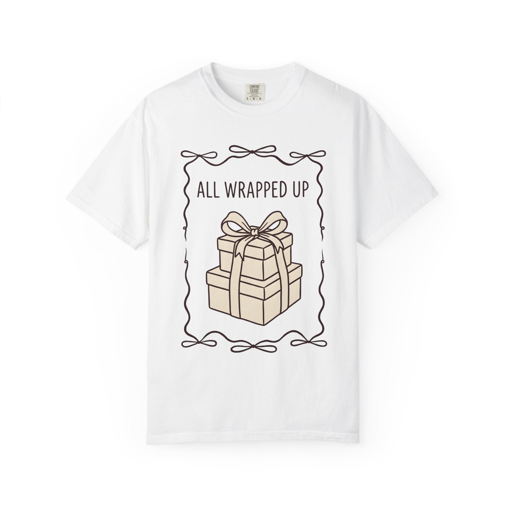 Gift Packages Shirt Christmas Festival Gift Women Hand Drawn Tee Present T-Shirt Xmas Fan Hand Drawn Tshirt Festival Graphic Clean Tie