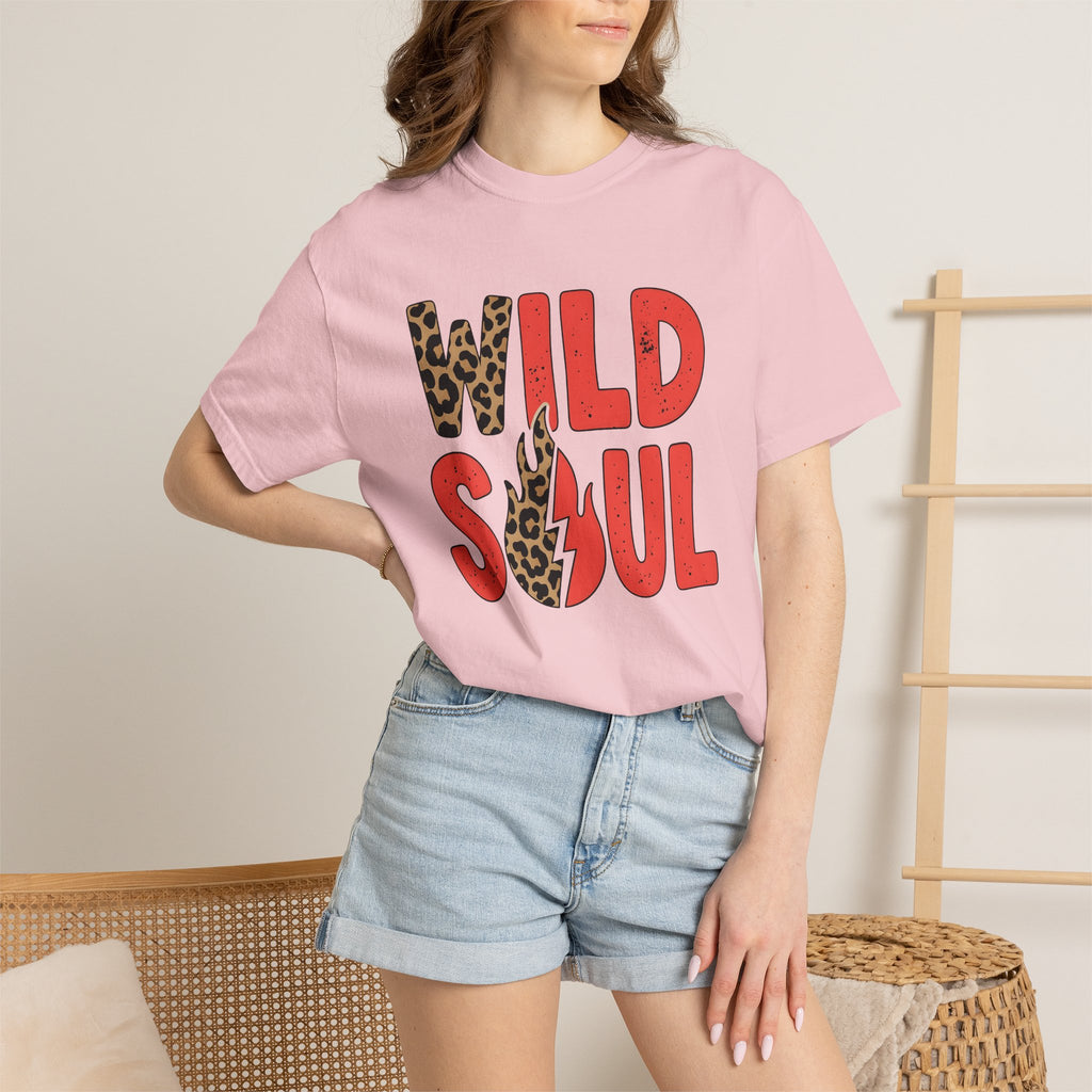 Cheetah Pattern Lettering Shirt St. Valentine's Day Skin Gift Women Strong Tee Leopard Print T-Shirt Valentine Fan Bold Tshirt Body Graphic
