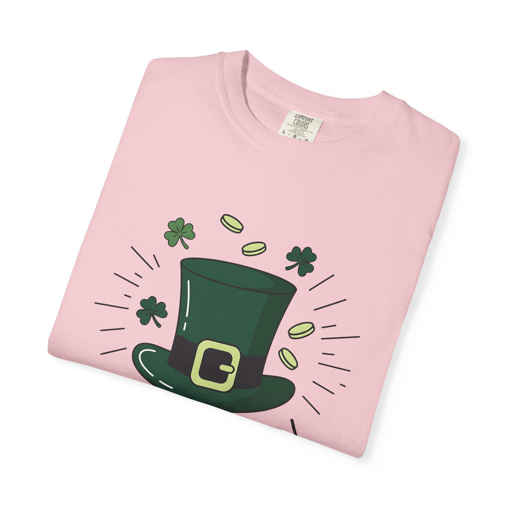 Leprechaun Hat Shirt St Patrick's Day Festival Gift Women Hand Drawn Tee Top Hat T-Shirt Saint Patrick Fan Tophat Tshirt Festival Graphic