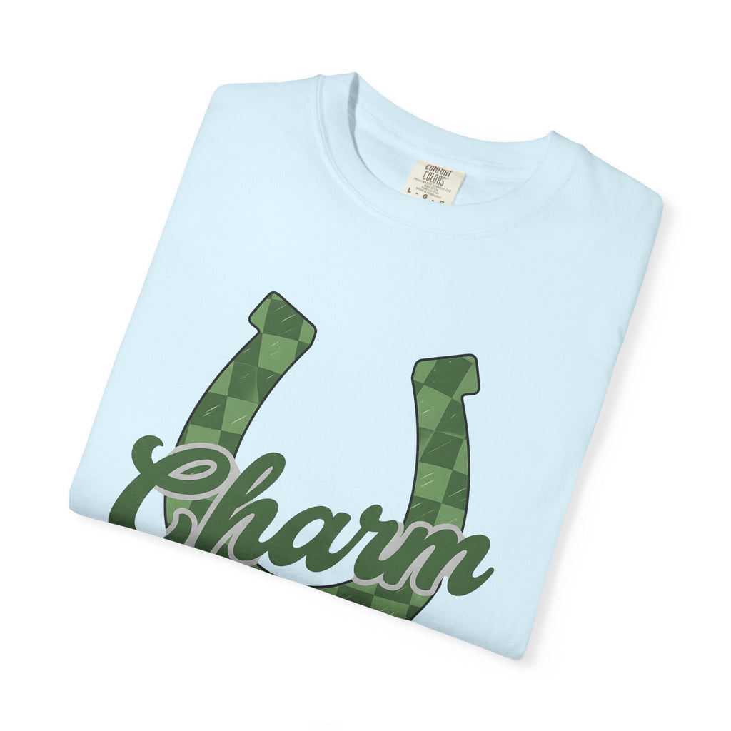 Green Horseshoe Shirt St Patrick's Day Amulet Gift Women Vintage Tee Lucky Charm T-Shirt St Patricks Fan Retro Tshirt Talisman Graphic Hand