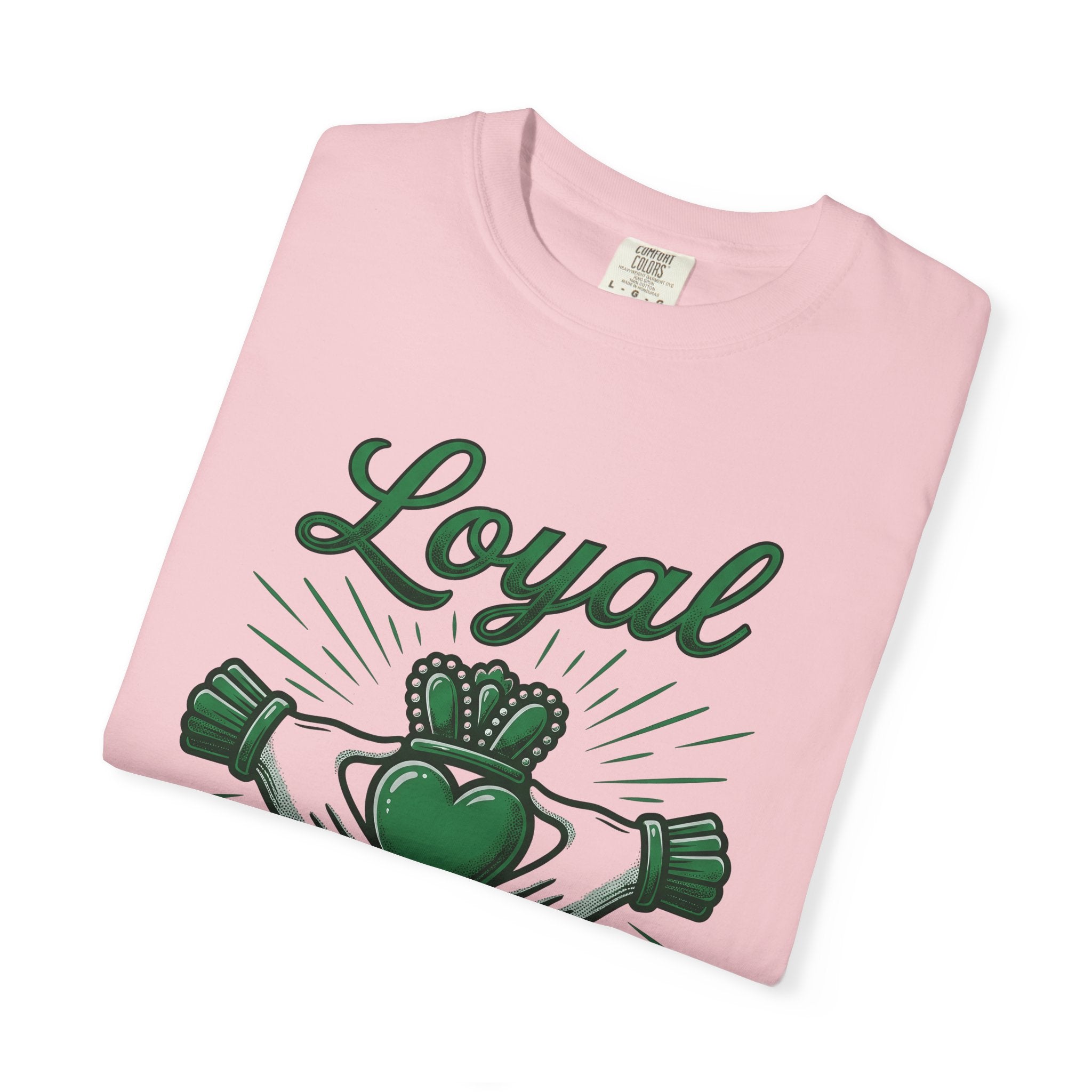 Claddagh Heart Shirt St Patrick's Day Irish Gift Women Vintage Tee Heart Symbol T-Shirt Shamrock Fan Celtic Graphic Tshirt Hand Drawn Crown