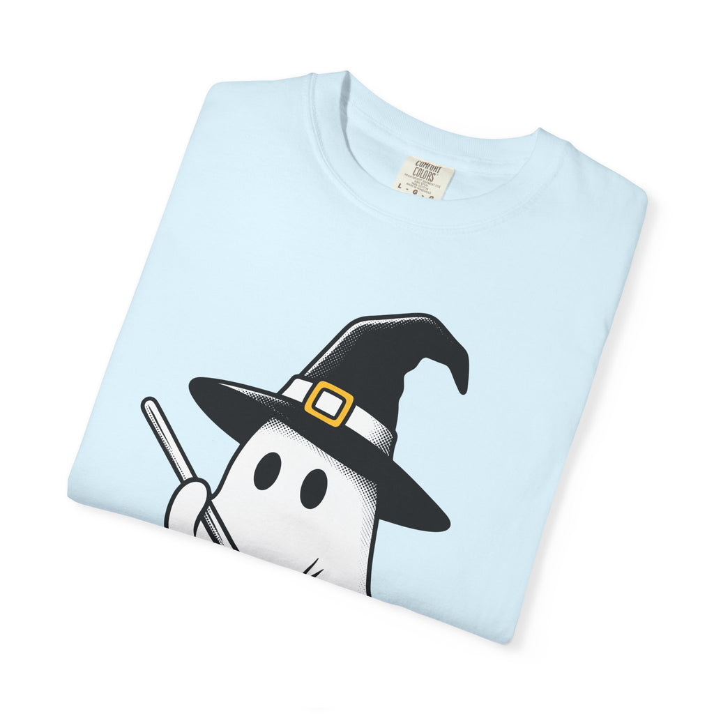 Phantom Witch Shirt Halloween Fantasy Gift Women Comic Tee Sorceress T-Shirt Horror Fan Cartoon Tshirt Mythical Graphic Hand Drawn Witch