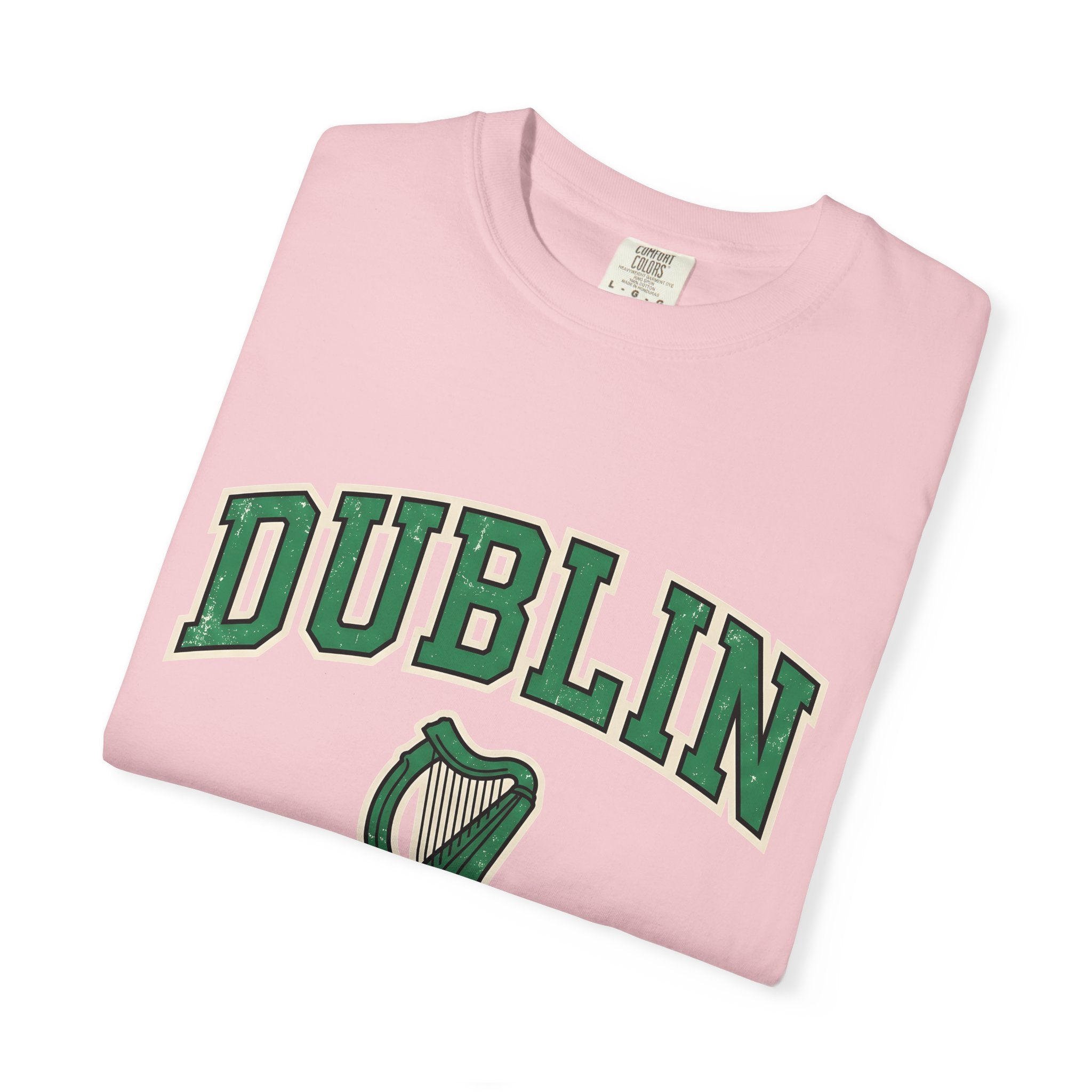 Gaelic Harp Shirt St. Patrick's Day Emerald Isle Gift Women Sports Tee Celtic Harp T-Shirt Patrick's Day Fan Irish Tshirt Irish Graphic