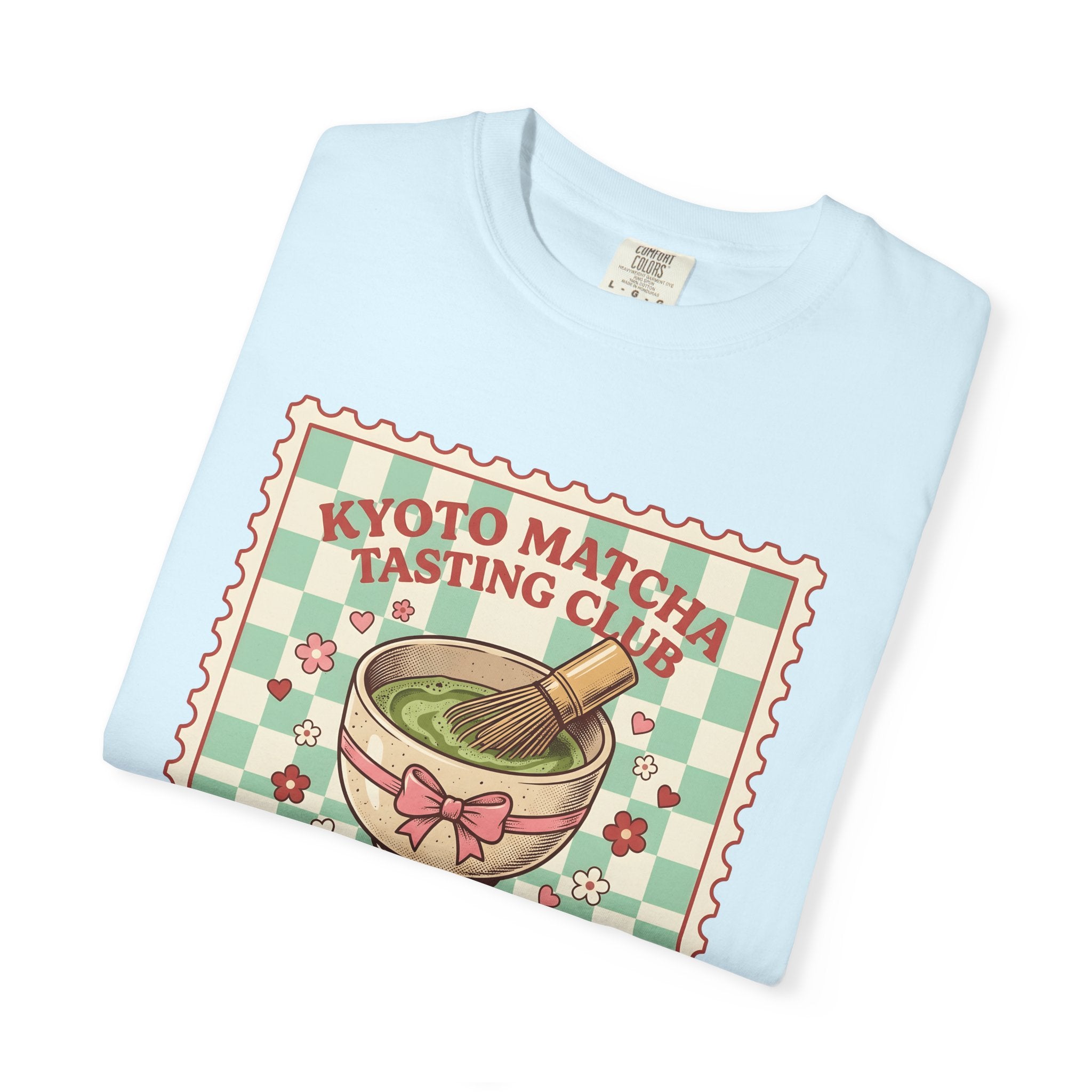 Matcha Bowl Shirt Drinks Tea Gift Women Kawaii Tee Tea Bowl T-Shirt Beverage Fan Tea Cup Tshirt Tea Design Vintage Cherry Blossom Tshirt