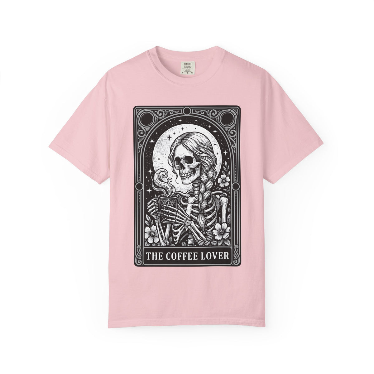 Skeleton Espresso Shirt Coffee Alternative Unisex Gift Line Art Tee Espresso
