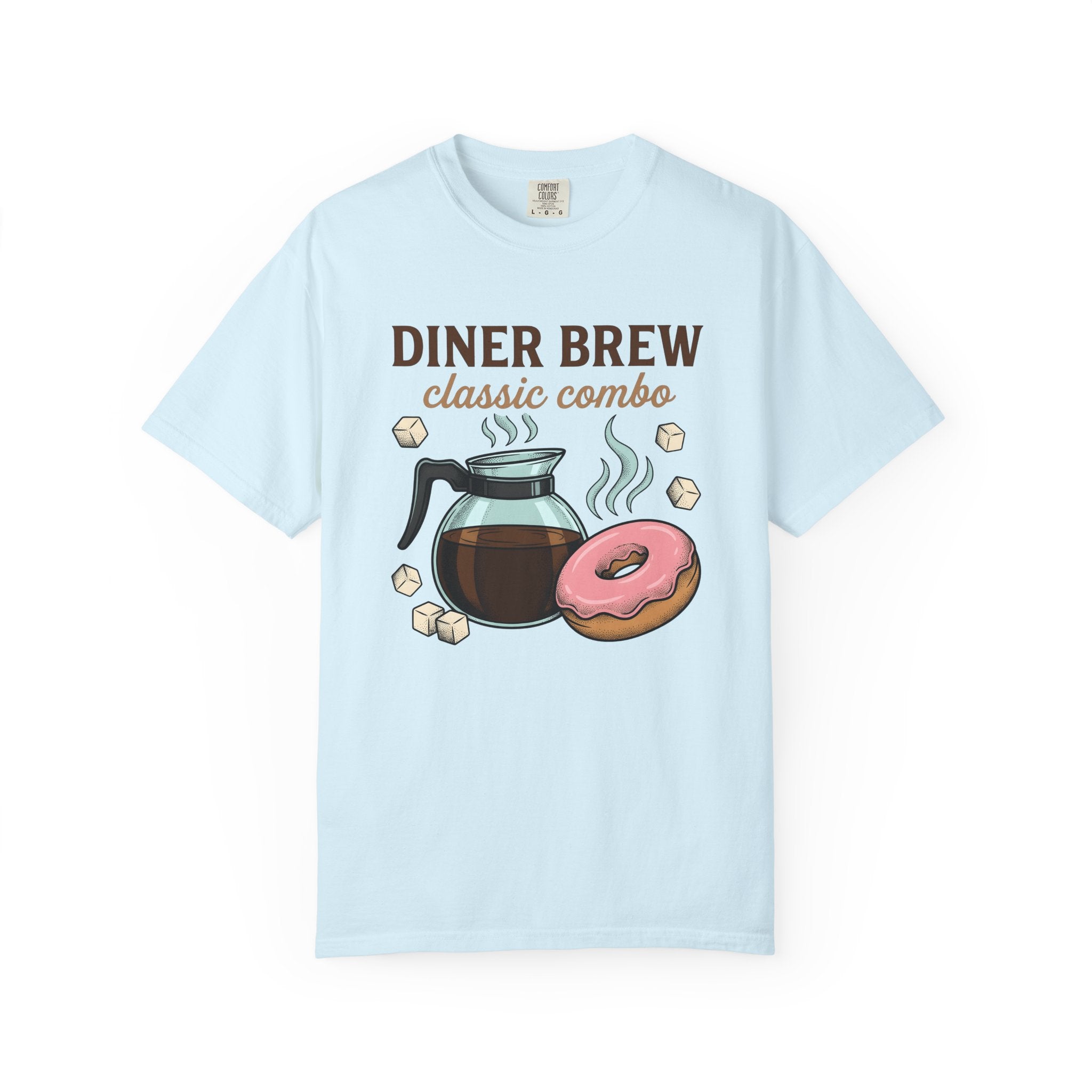 Coffee Maker Donut Shirt Coffee Brunch Gift Women Retro Tee Donut Maker T-Shirt Coffee Fan Java Enthusiast Vintage Tshirt Breakfast Graphic