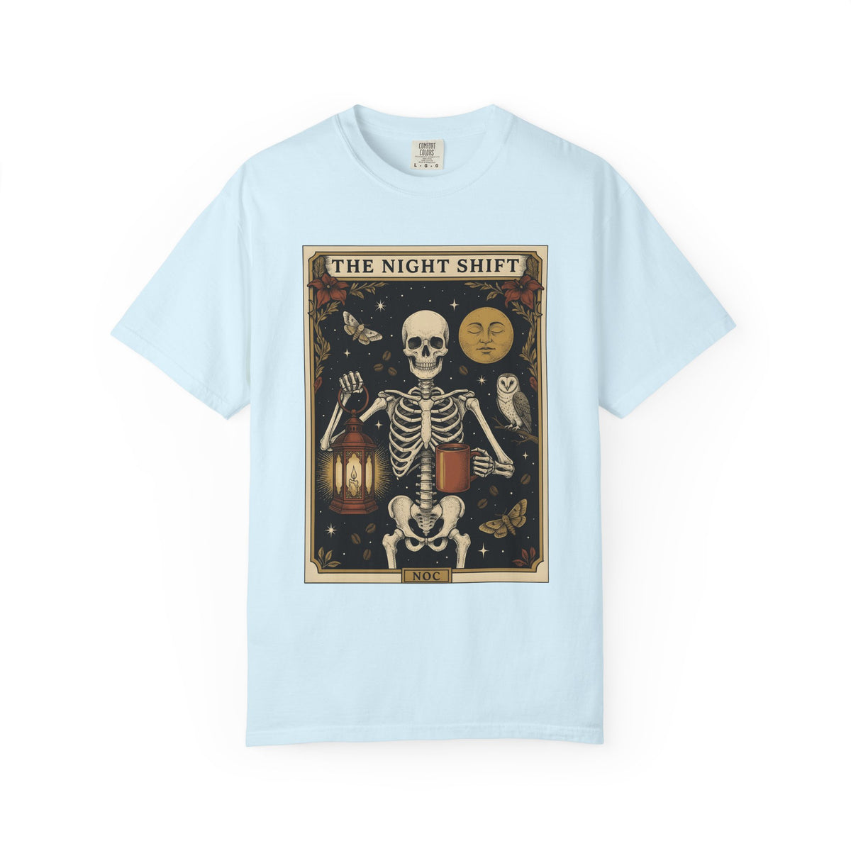 Skeleton Espresso Shirt Nurses Graveyard Unisex Gift Old School Tee Coffee