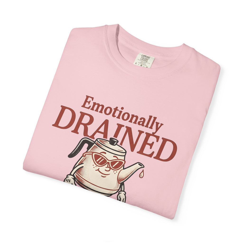 Kettle Illustration Shirt Coffee Comedy Gift Women Sketch Tee Teapot T-Shirt Coffee Fan Drawing Graphic Tshirt Outline Sunglasses Tshirt