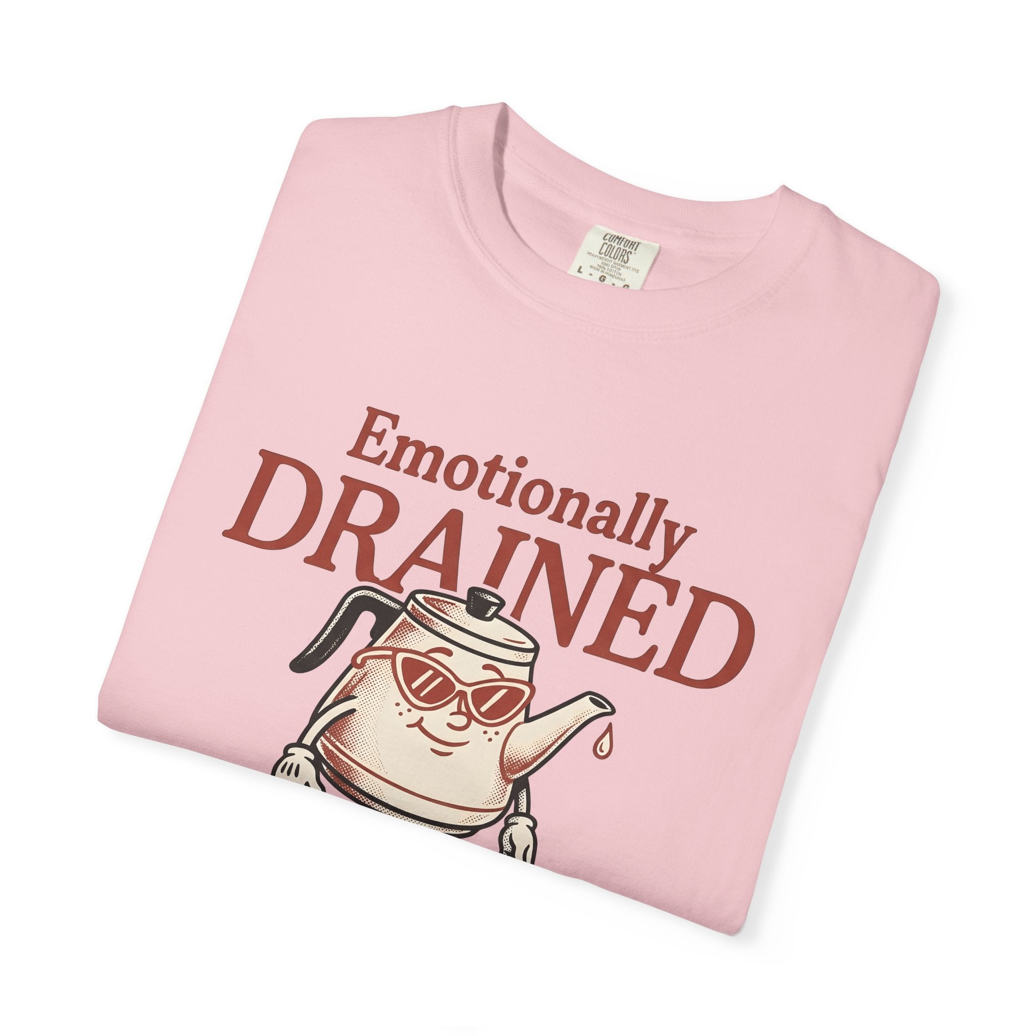 Kettle Illustration Shirt Coffee Comedy Gift Women Sketch Tee Teapot T-Shirt Coffee Fan Drawing Graphic Tshirt Outline Sunglasses Tshirt