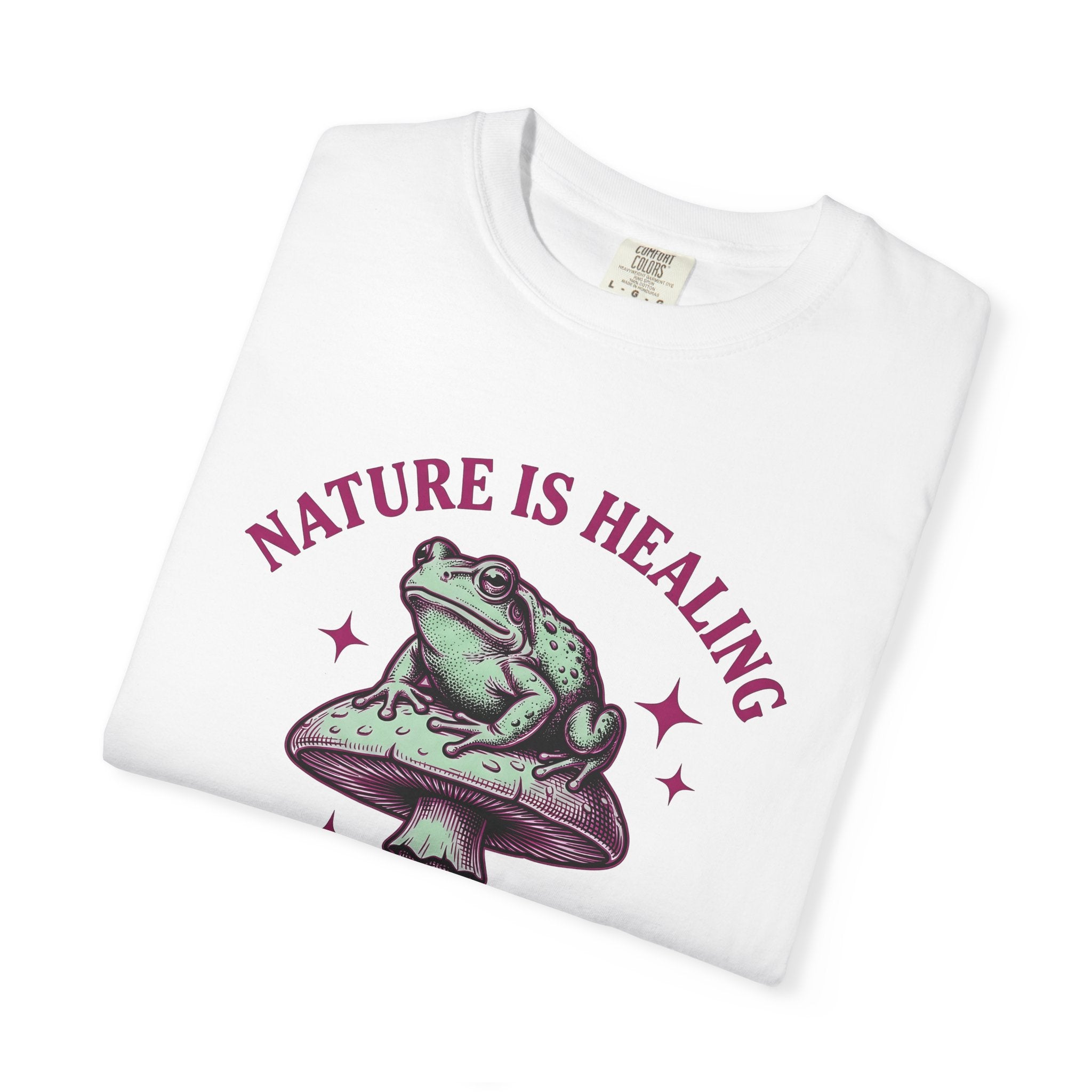 Toad Fungus Shirt Funny Outdoors Gift Women Retro Tee Chytrid T-Shirt Humor Fan Vintage Tshirt Nature Graphic Sketch Sparkles Tshirt