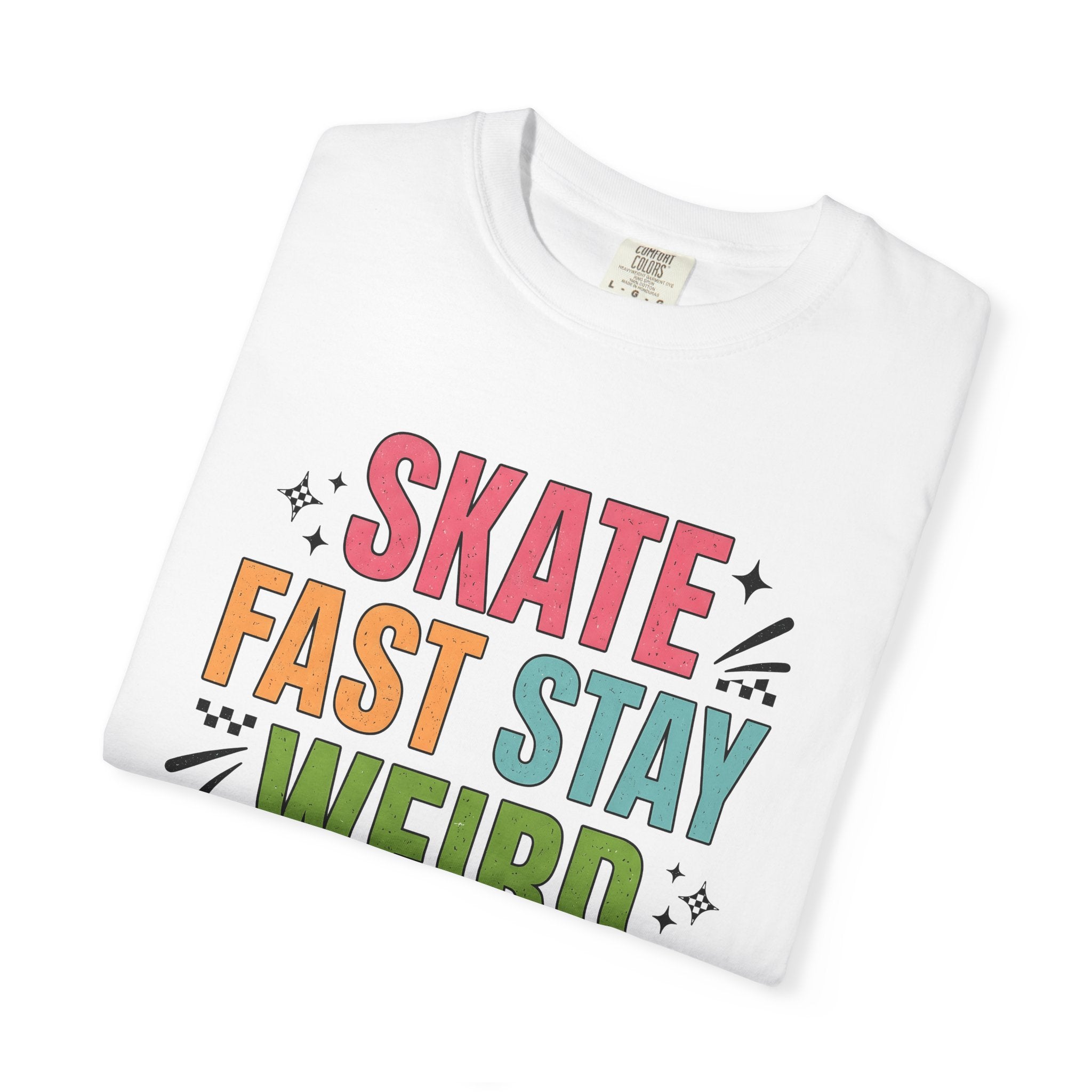 Classic Skate Lettering Shirt Skateboarding Apparel Gift Women Strong Tee Typography T-Shirt Skater Enthusiast Graphic Tee Clothing Graphic
