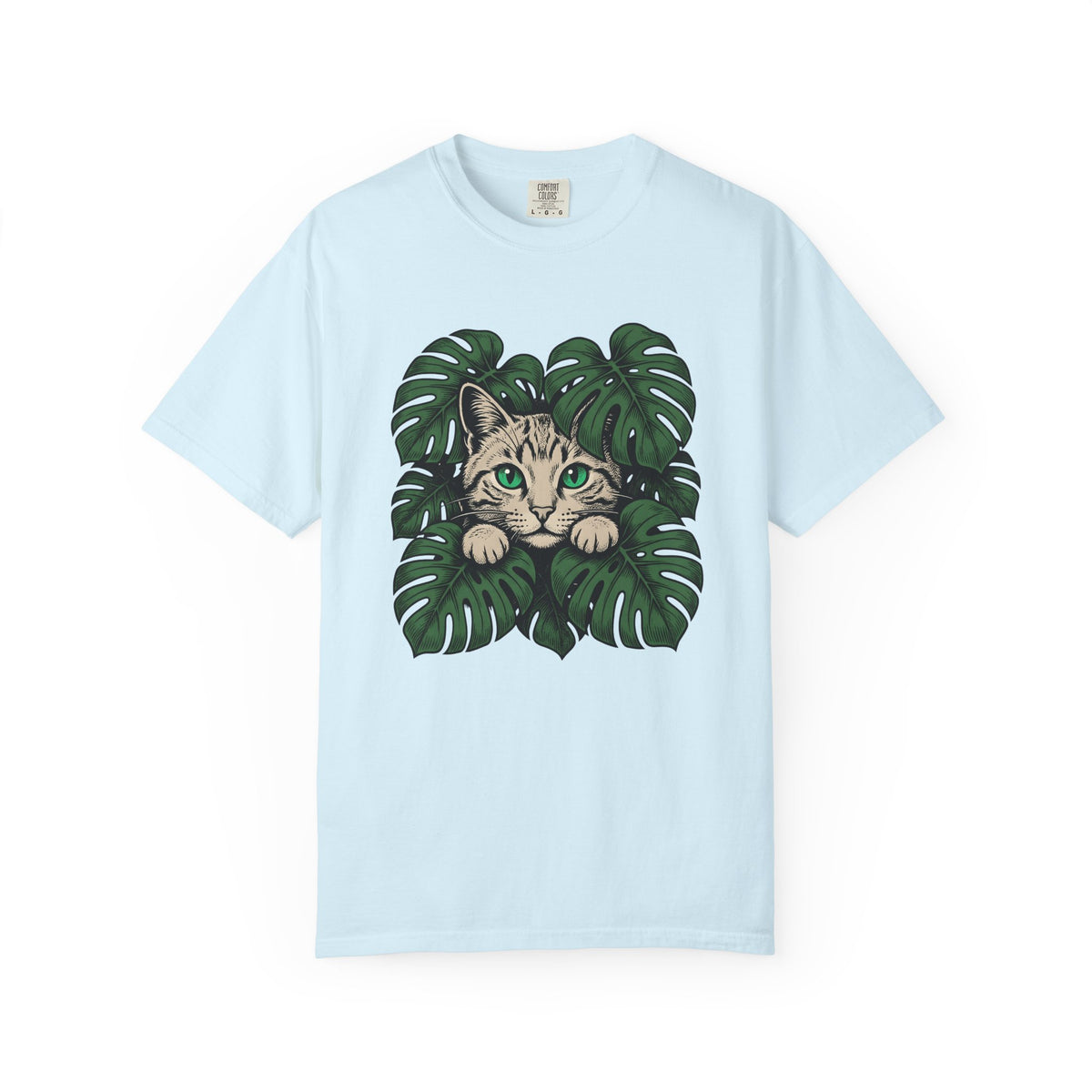 Tabby Cat Shirt Cat Nature Unisex Gift Botanical Tee Kitten T-Shirt Cat Fan