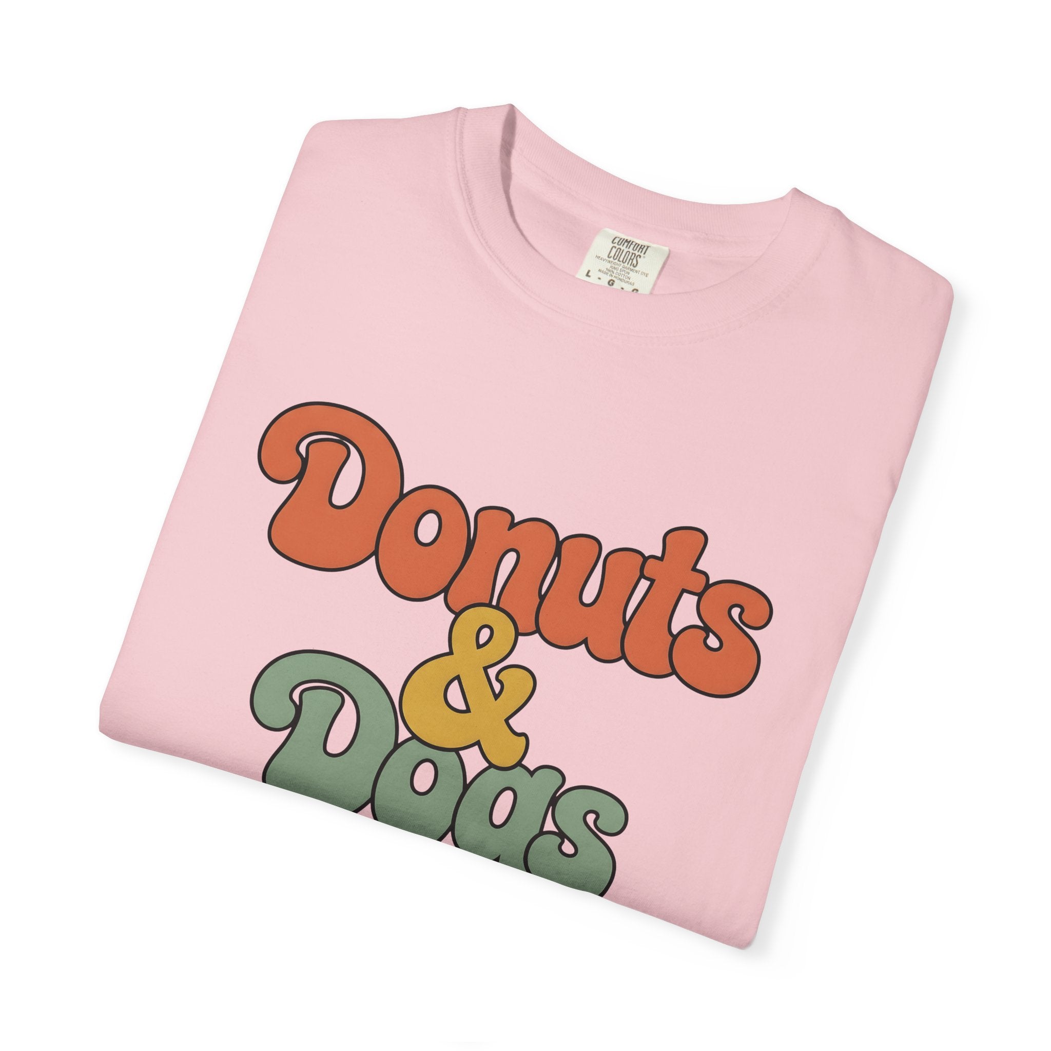 Retro Text Graphic Shirt Desserts Pets Gift Women Playful Tee Typography T-Shirt Sweets Fan Fun Tshirt Animal Graphic Bold Groovy Font