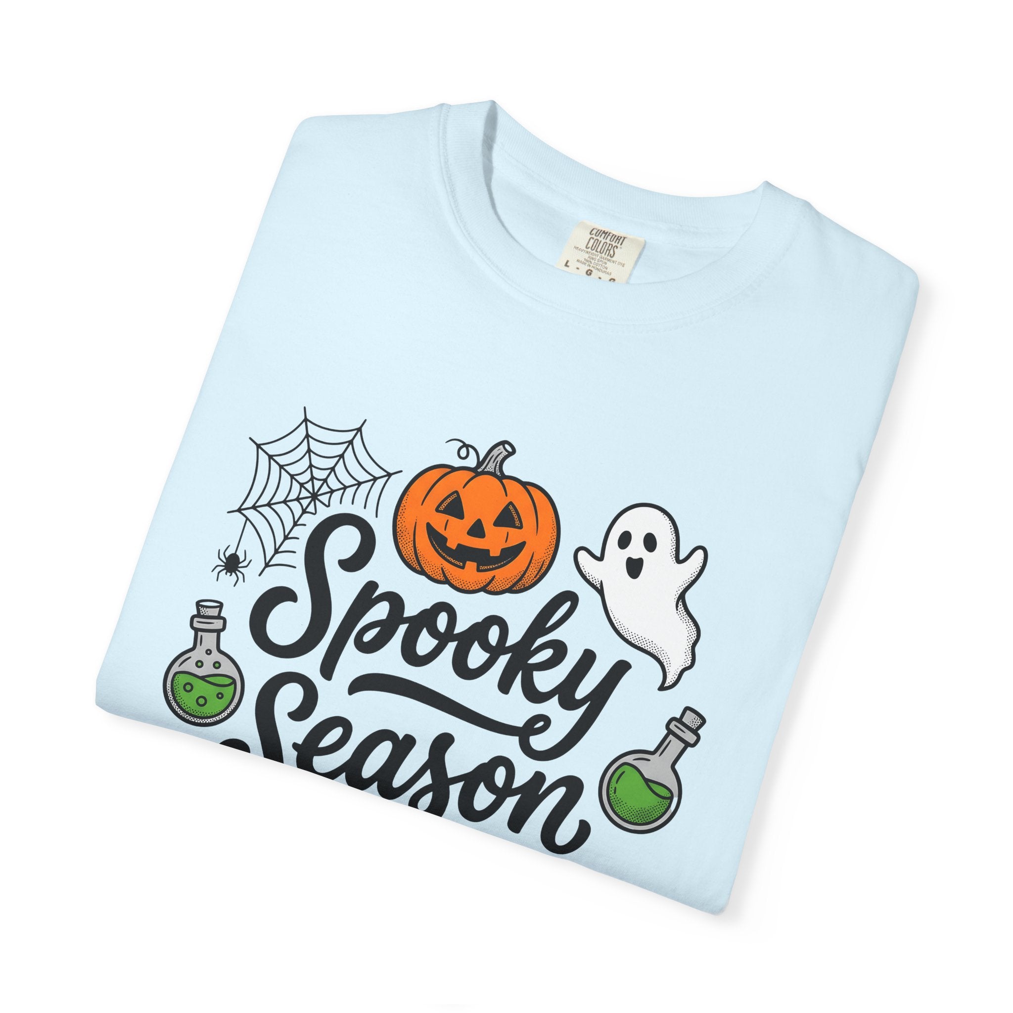 Pumpkin Ghost Bat Shirt Halloween Gathering Gift Women Illustration Tee Gourd T-Shirt Spooky Fan Digital Art Tshirt Party Graphic Line Art