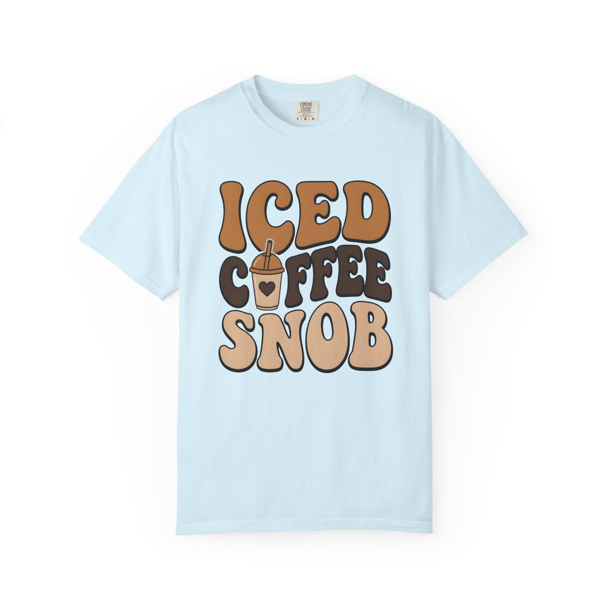 Cold Brew Cup Shirt Coffee Liquid Gift Women Retro Tee Cold Brew T-Shirt Coffee Fan Vintage Tshirt Fluid Graphic Sketch Romance Icon Tshirt
