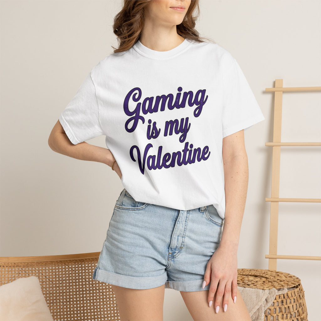 Gamer Quote Shirt Valentine's Day Sci-fi Gift Women Cartoon Tee Gaming T-Shirt Valentine Fan Comic Tshirt Futuristic Graphic Classic Gaming