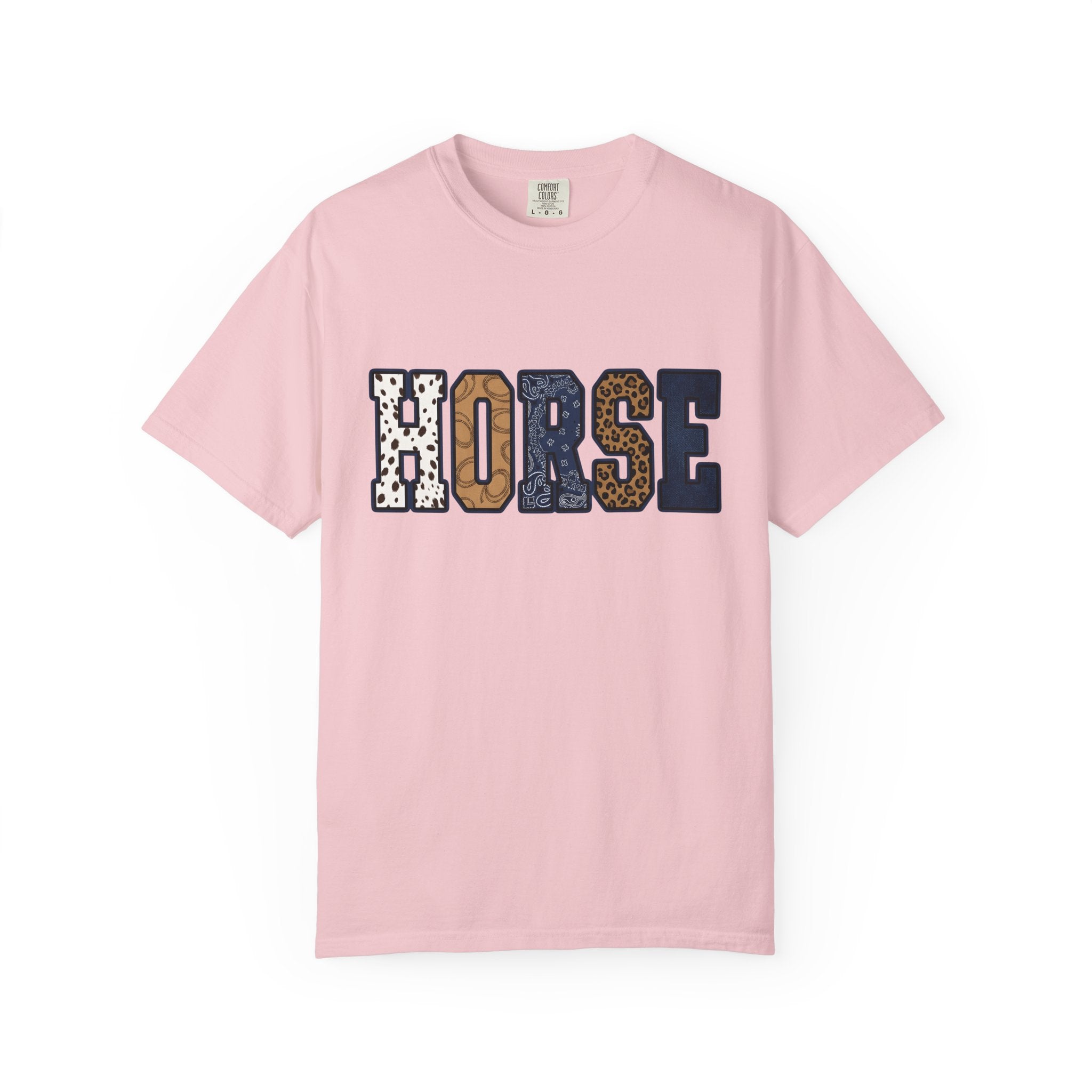 Cheetah Alphabet Shirt Cowgirl Pony Gift Women Country Tee Alphabet Cheetah T-Shirt Rodeo Fan Western Tshirt Pony Graphic Traditional