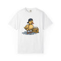 Duck Graphic Shirt Easter Animal Gift Women Vintage Tee Duck T-Shirt Easter Fan Fowl Graphic Retro Tshirt Creature Illustration Hand Drawn