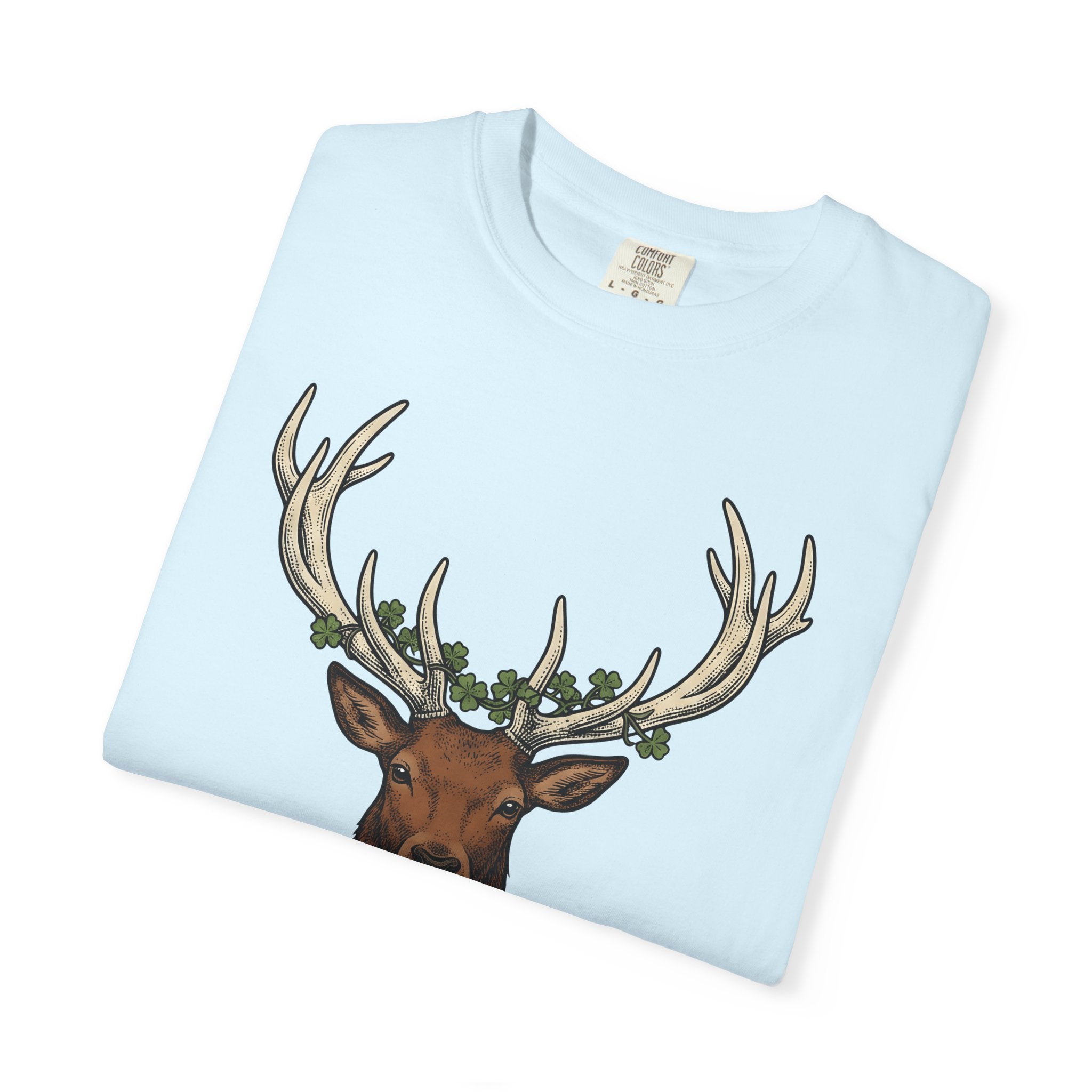 Deer Beer Mug Shirt St Patrick's Day Beer Gift Women Vintage Tee Beer Stein T-Shirt St Patricks Fan Retro Tshirt Brewery Graphic Hand Drawn