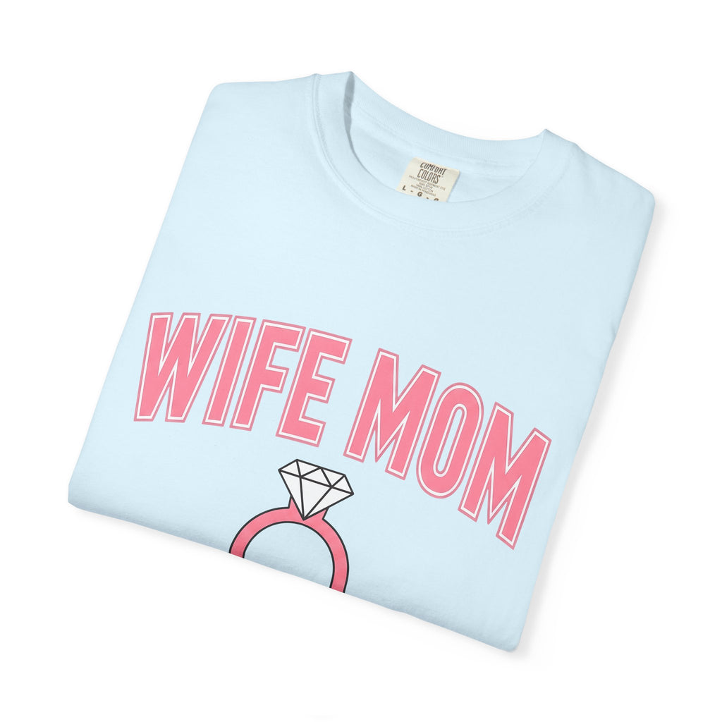 Diamond Ring Shirt Moms Family Gift Women Bold Tee Engagement Ring T-Shirt Mother Fan Bridal Tshirt Family Graphic Minimalist Jewelry Tshirt