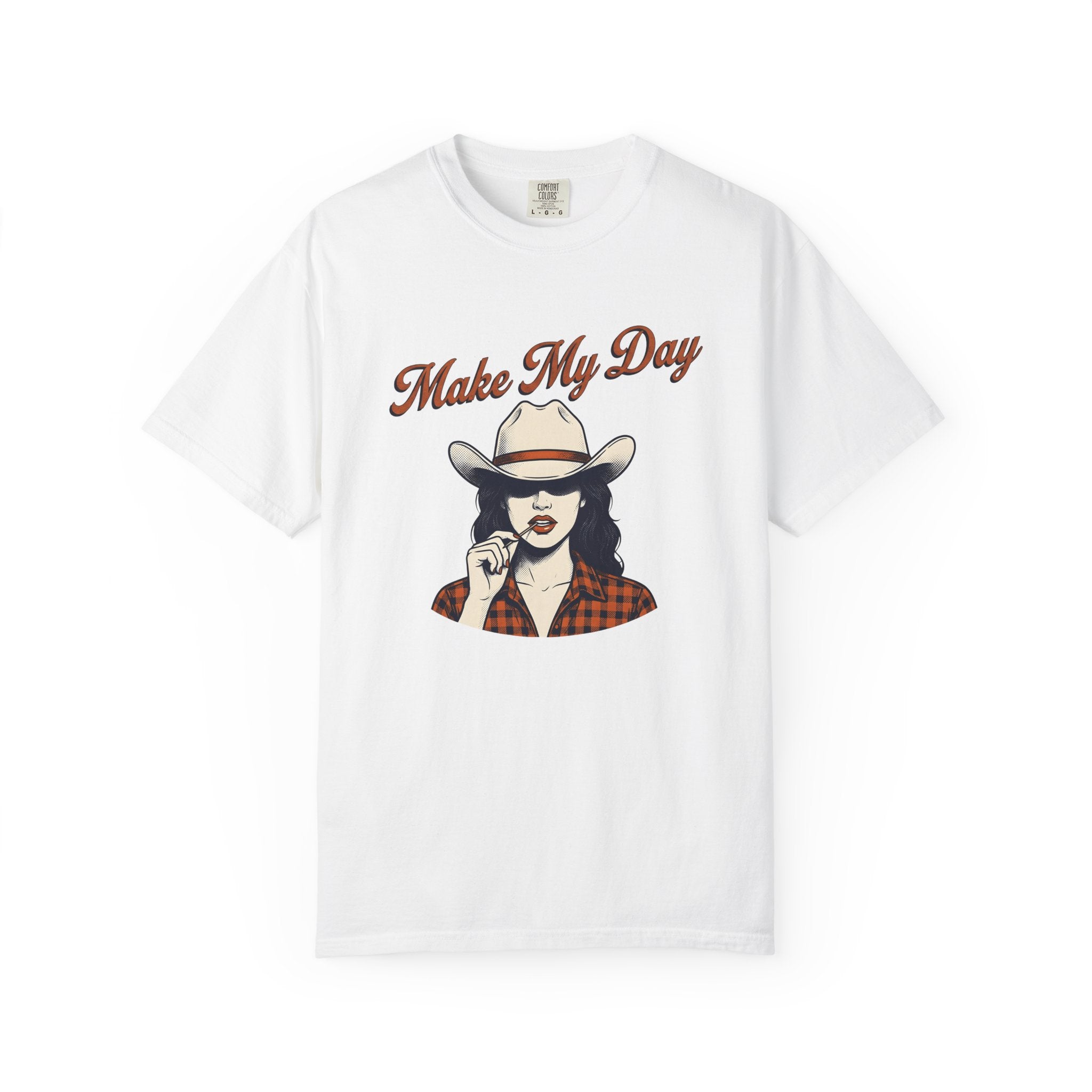 Cowgirl Print Shirt Cowgirl Cowboy Gift Women Distressed Tee Western Tee Rodeo Fan Vintage Tshirt Cowboy Graphic Classic Western Hat Tshirt