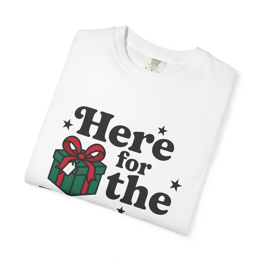Present Box Shirt Holiday Xmas Gift Women Fun Tee Gift Box T-Shirt Christmas Fan Present Graphic Vintage Sparkles Tshirt