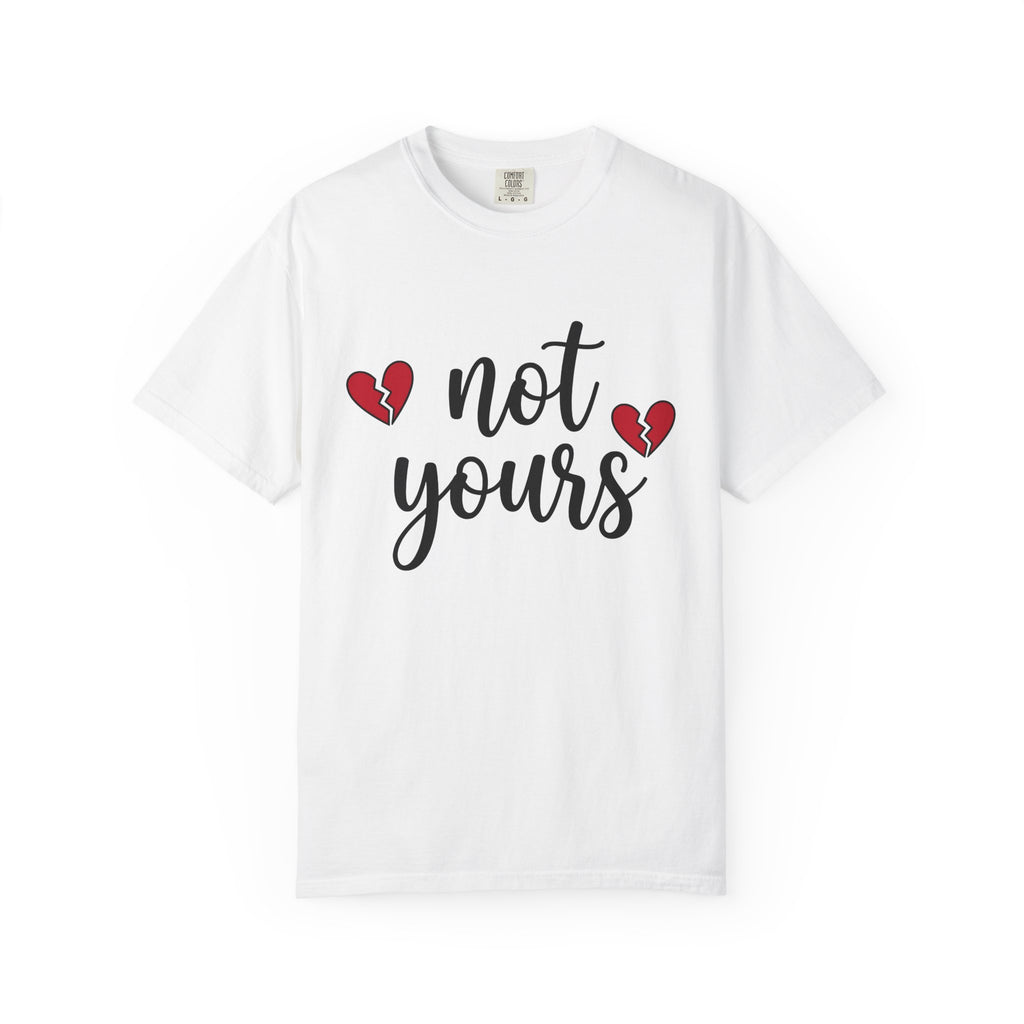 Fractured Heart Shirt St. Valentine's Day Split Gift Women Cartoon Tee Broken Heart T-Shirt Valentine Fan Comic Tshirt Separation Graphic