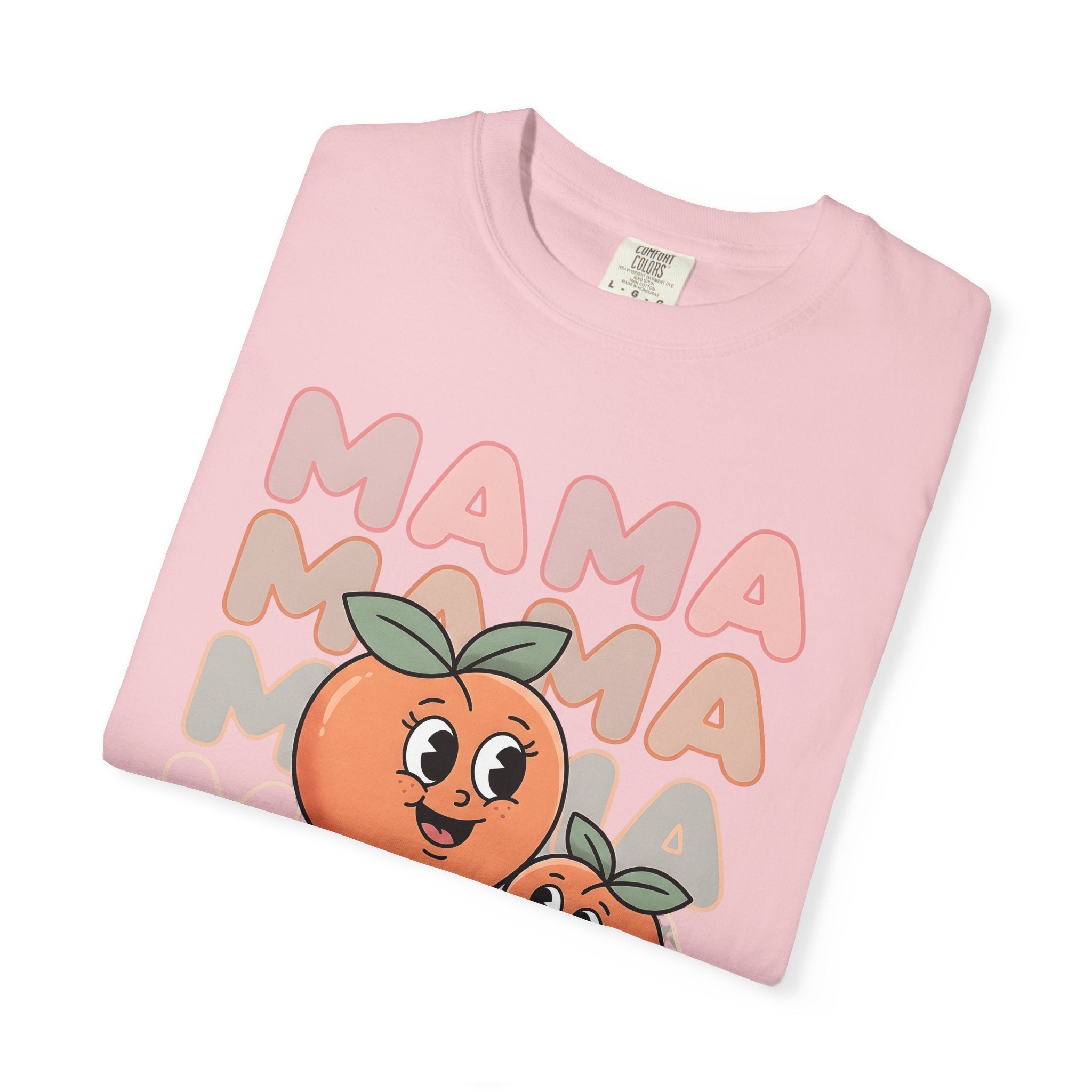 Peach Characters Shirt Moms Family Gift Women Cute Tee Peach T-Shirt Motherhood Fan Adorable Tshirt Clan Graphic Retro Heart Tshirt