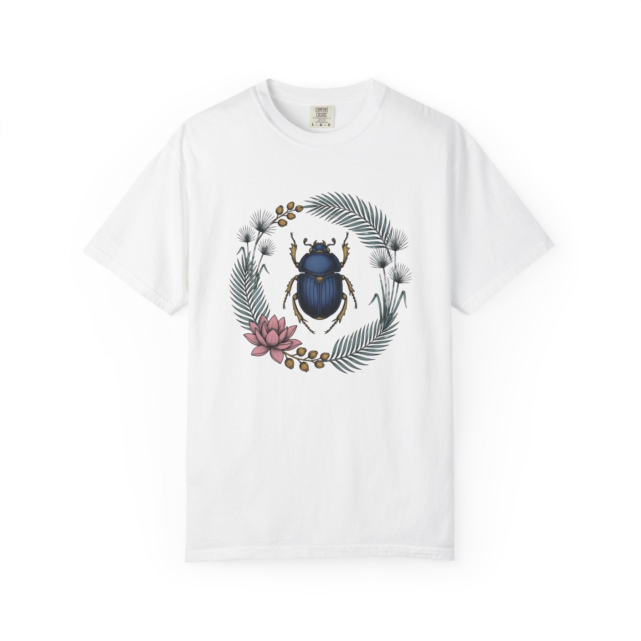 Bug Illustration Shirt Cottagecore Outdoors Gift Women Floral Tee Insect T-Shirt Cottagecore Fan Botanical Tshirt Nature Graphic Retro Water